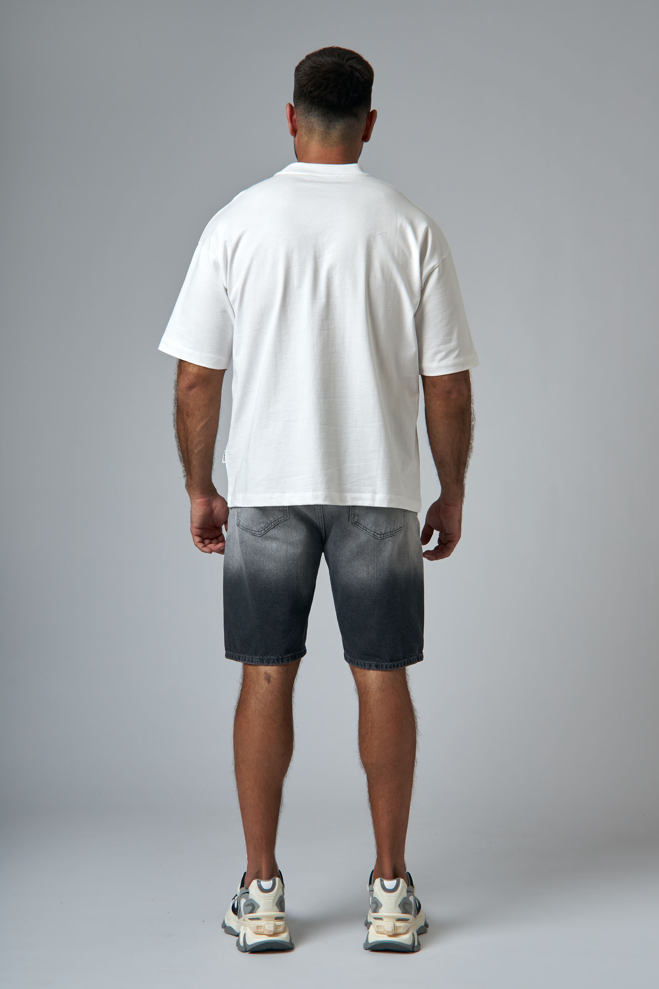 VM-OMA-33-439 Шорты джинсовые Van Mich Серый