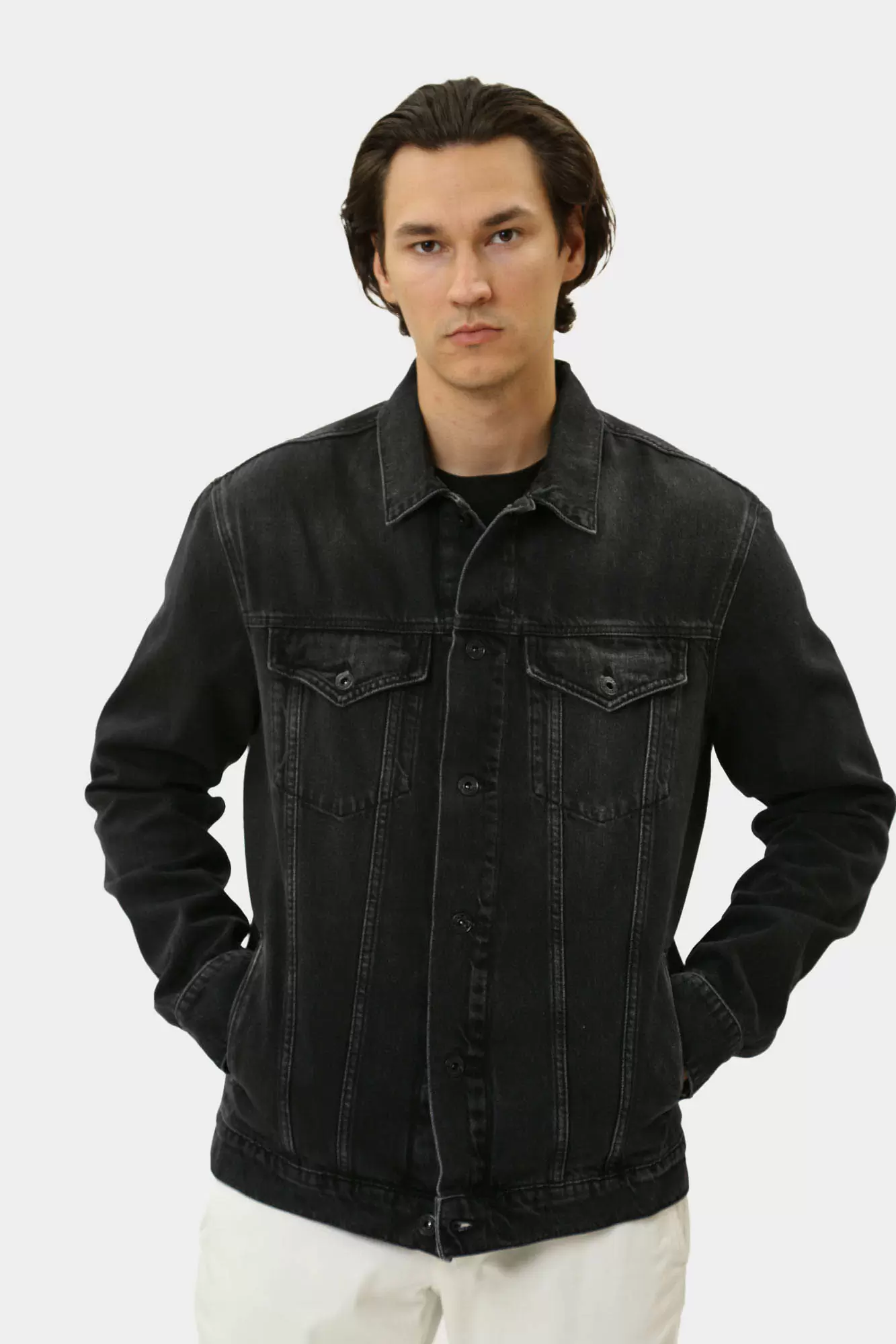 PM402972XH7 Куртка джинсовая Pepe Jeans Черный