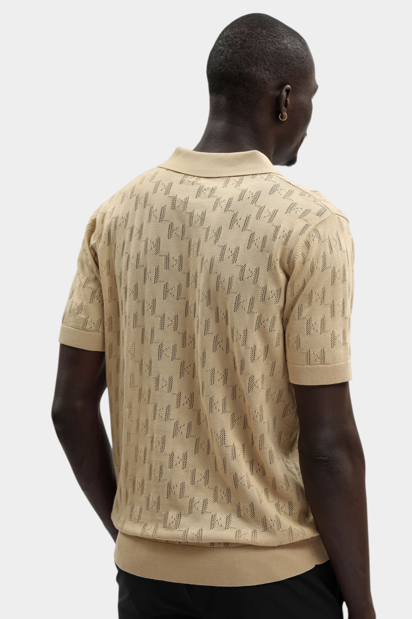 562301_655005 Поло Karl Lagerfeld Бежевый