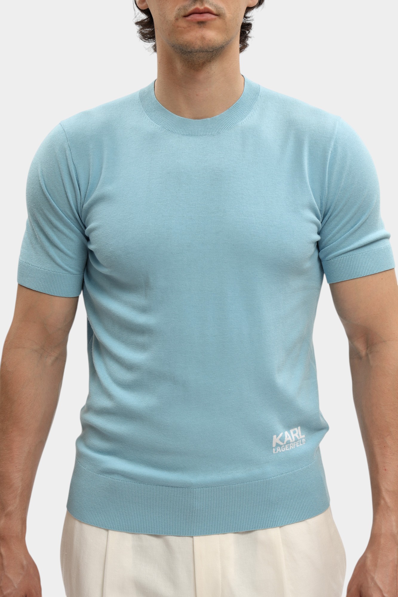 542302_655020 Футболка Karl Lagerfeld Голубой