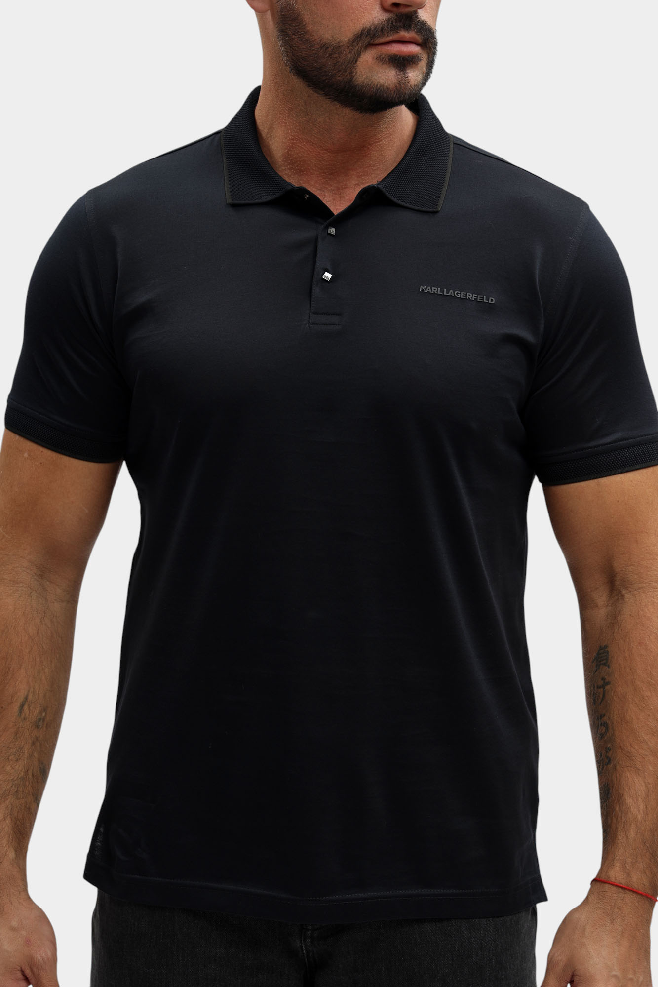 554200_745004 Поло с коротким рукавом Karl Lagerfeld Синий