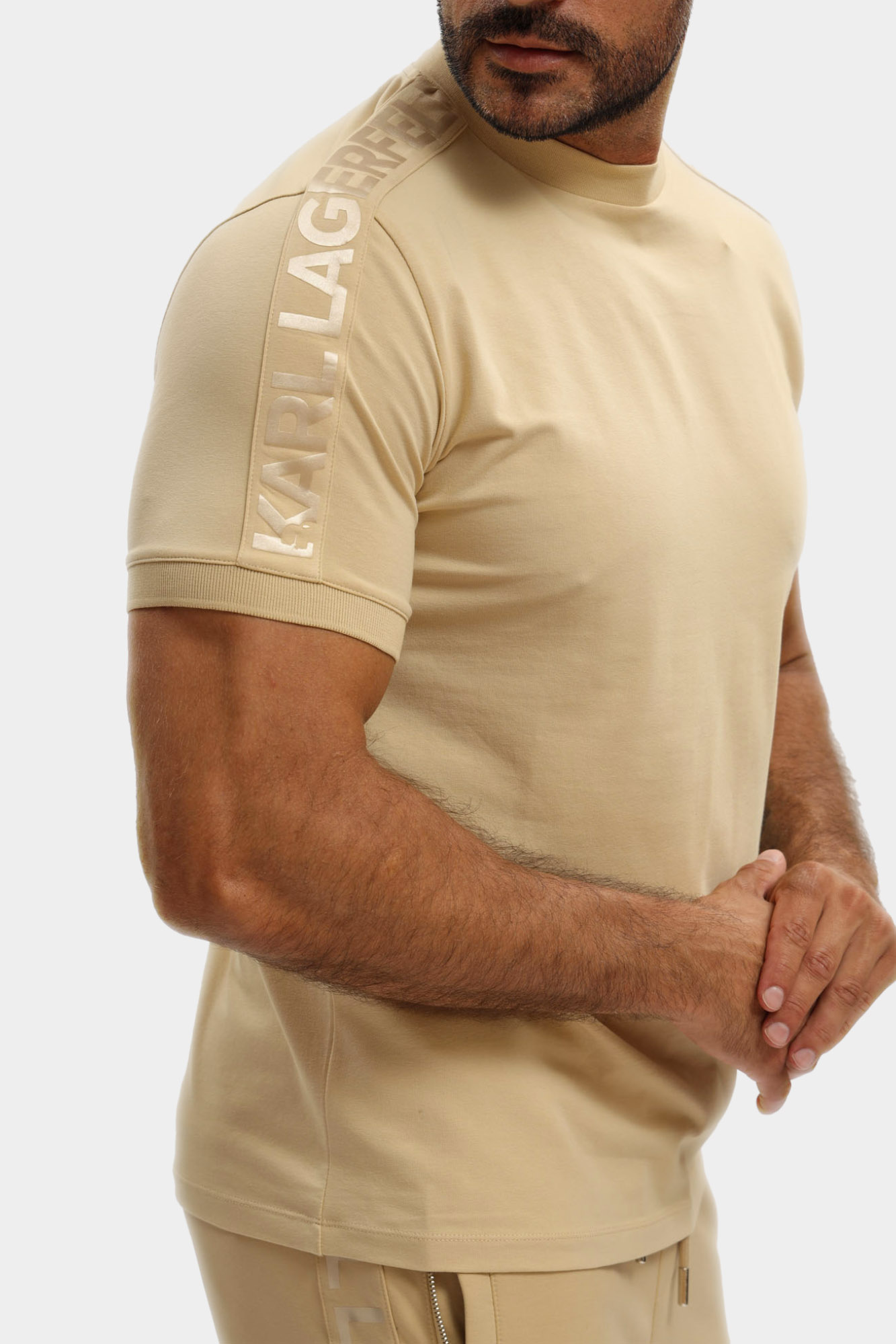553235_755021 Футболка Karl Lagerfeld Бежевый