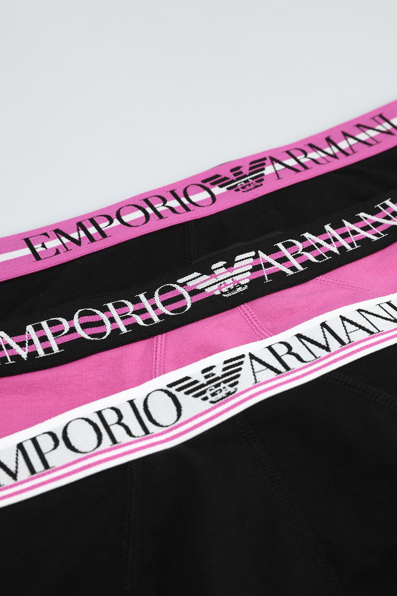 111734_2R723 Комплект трусов 3 шт. Emporio Armani Черный