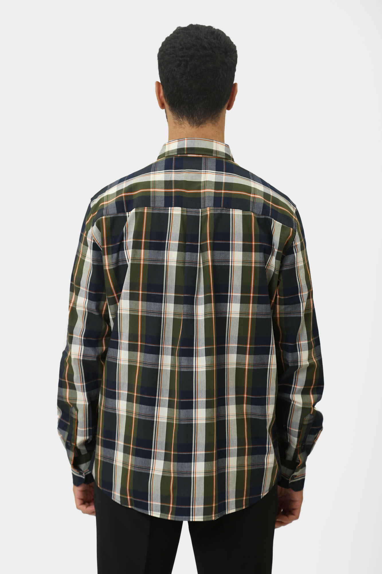 1015624 Рубашка с длинным рукавом Mustang Зеленый