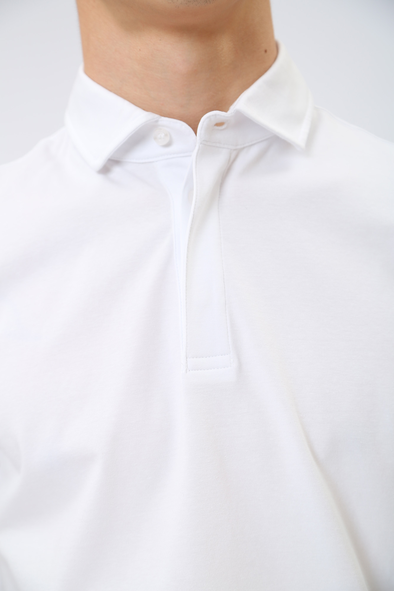 30036323_10011167 Поло Strellson Белый