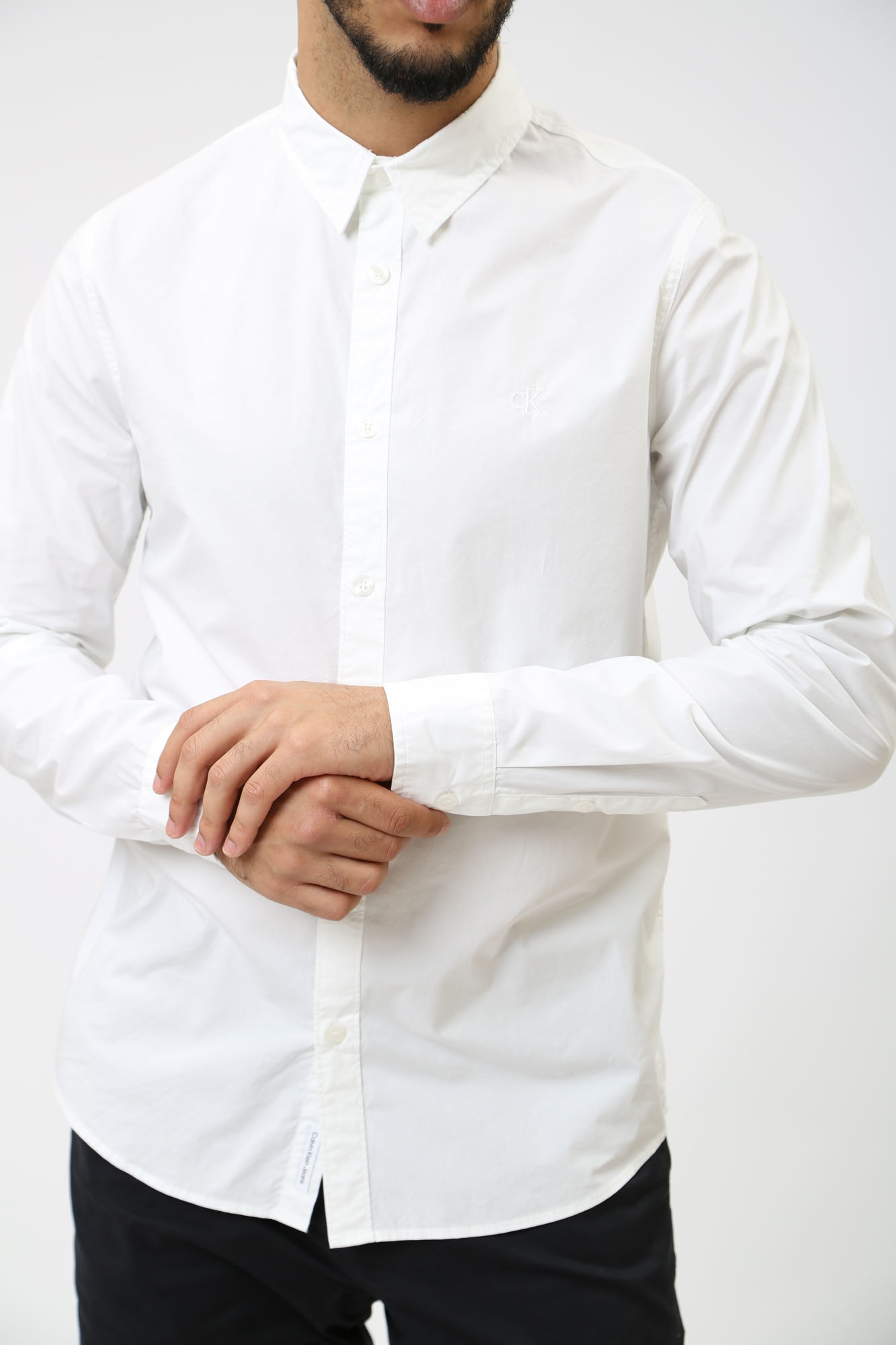 J30J324614 Рубашка с длинным рукавом Calvin Klein Jeans Белый