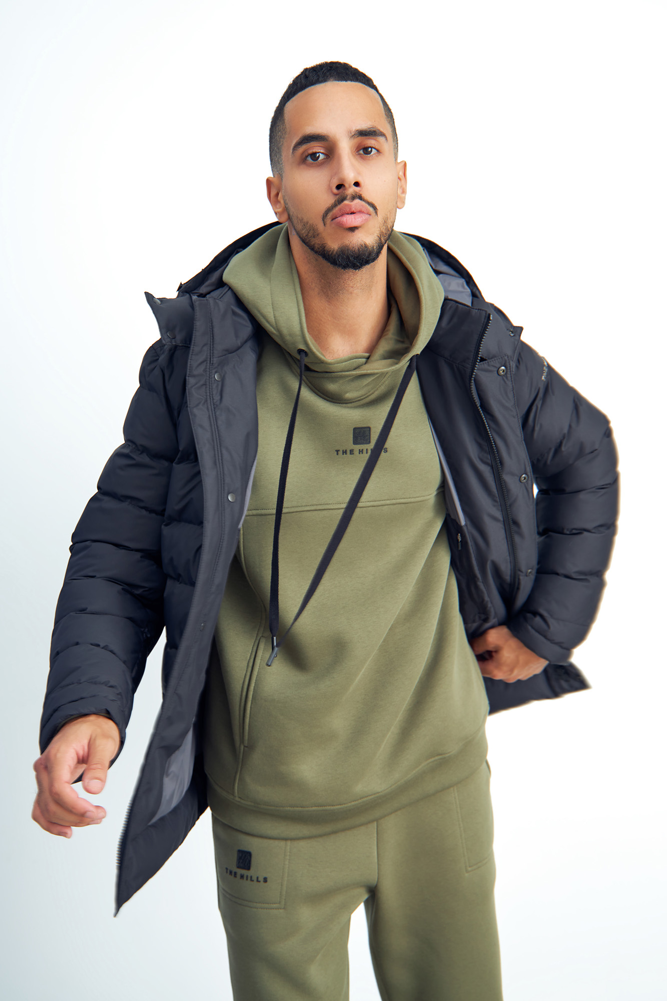 M-232-P-43-0050 Худи The Hills Хаки