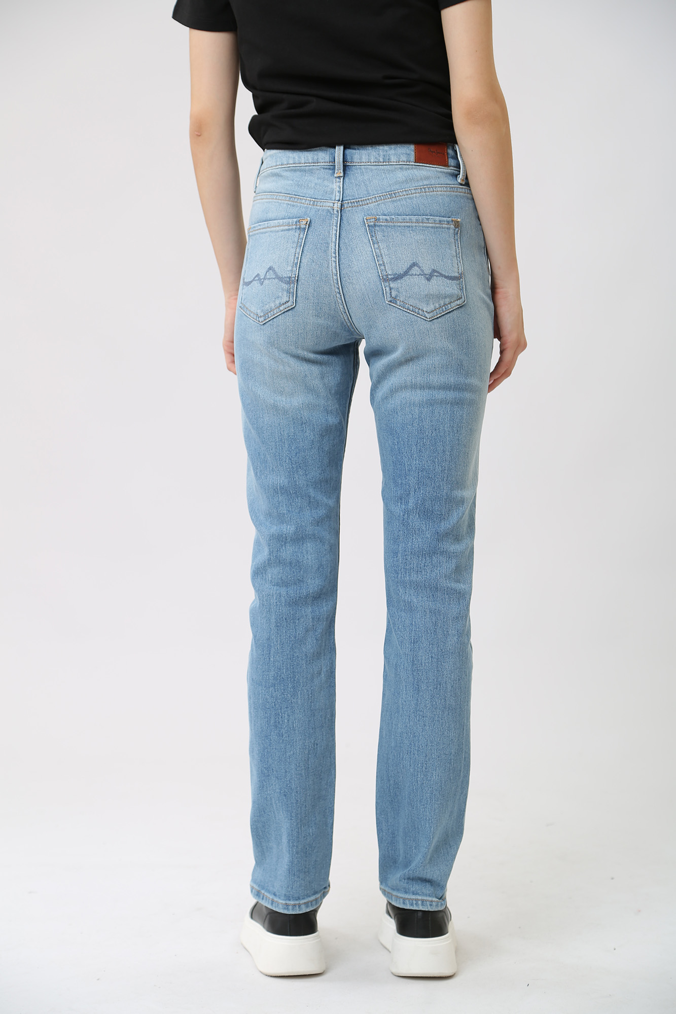 PL204592MI7 джинсы straight jeans hw  pepe jeans 