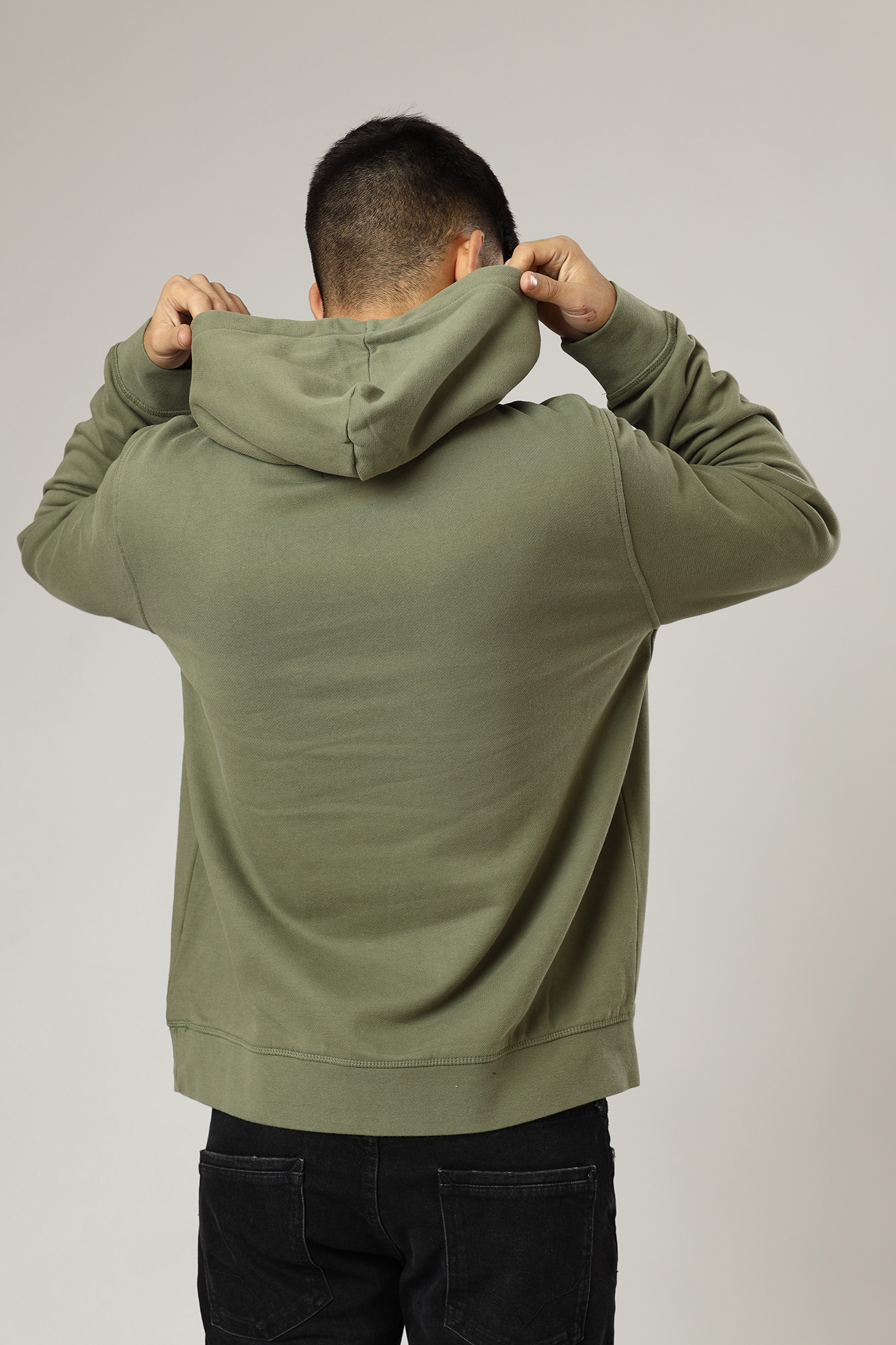 1012822 Худи Mustang Хаки