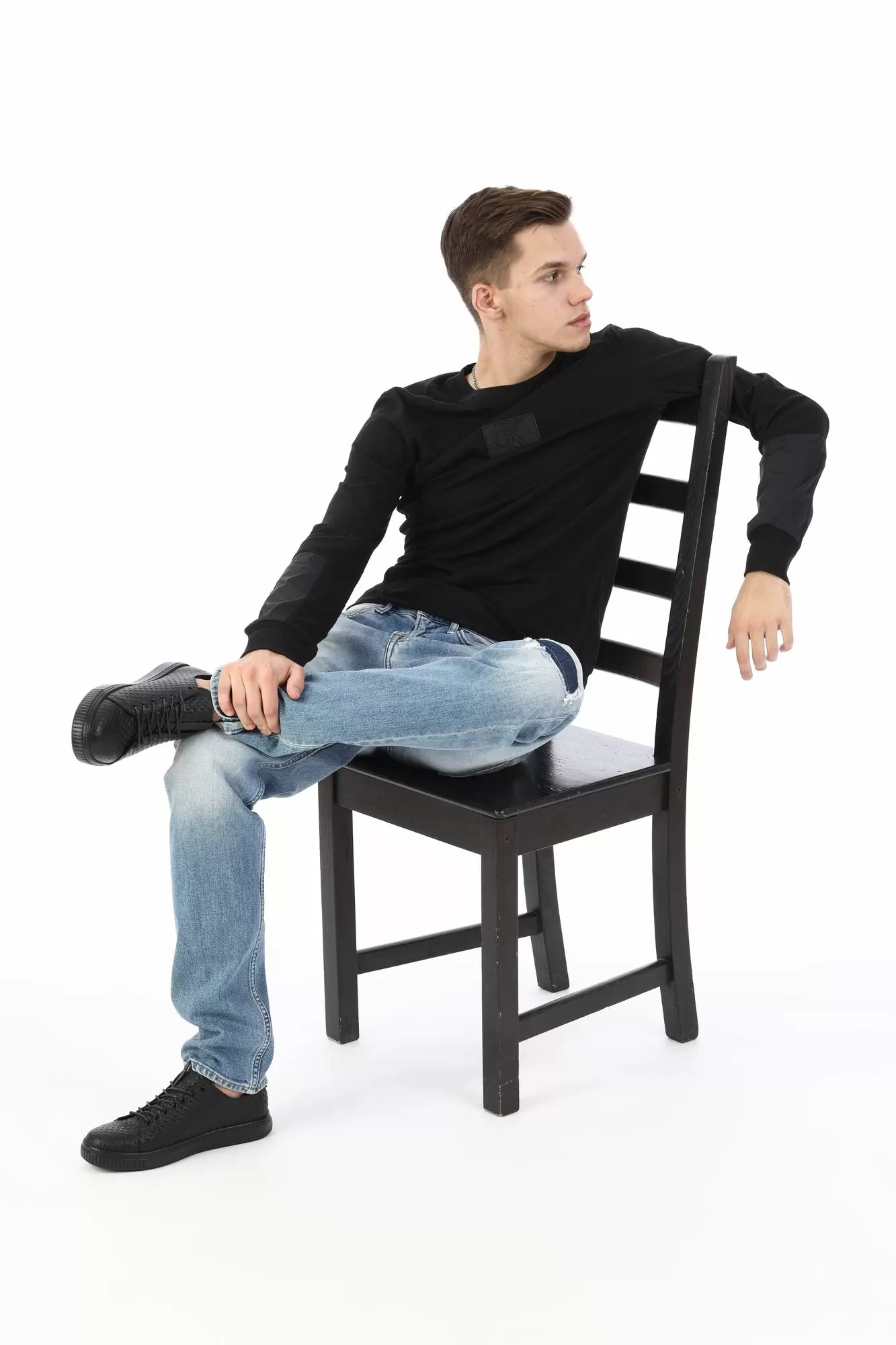 J30J312371_ Джинсы ATHLETIC TAPER Calvin Klein Jeans Синий