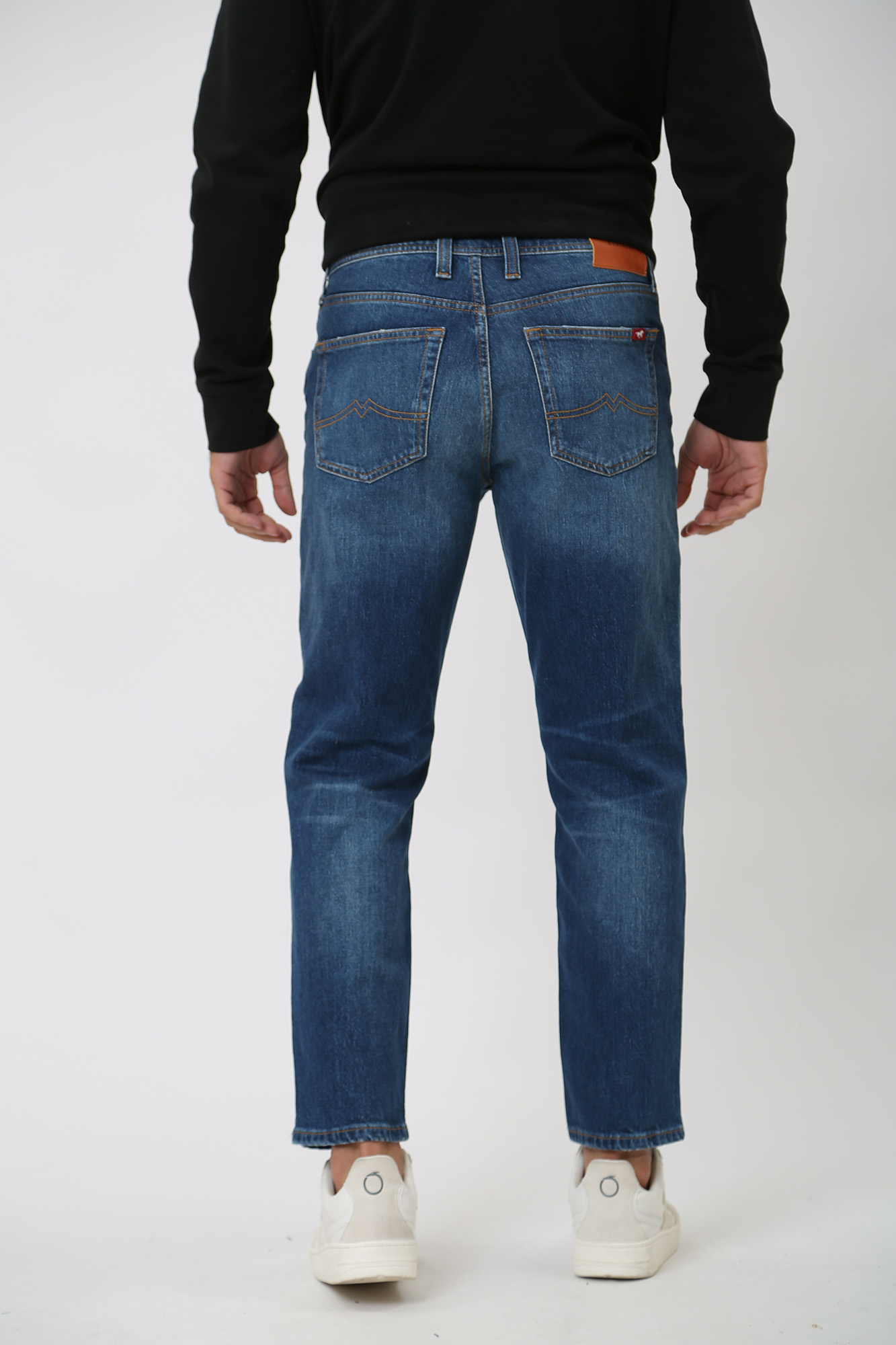 1014612-5000 Джинсы Denver Cropped  Mustang Синий