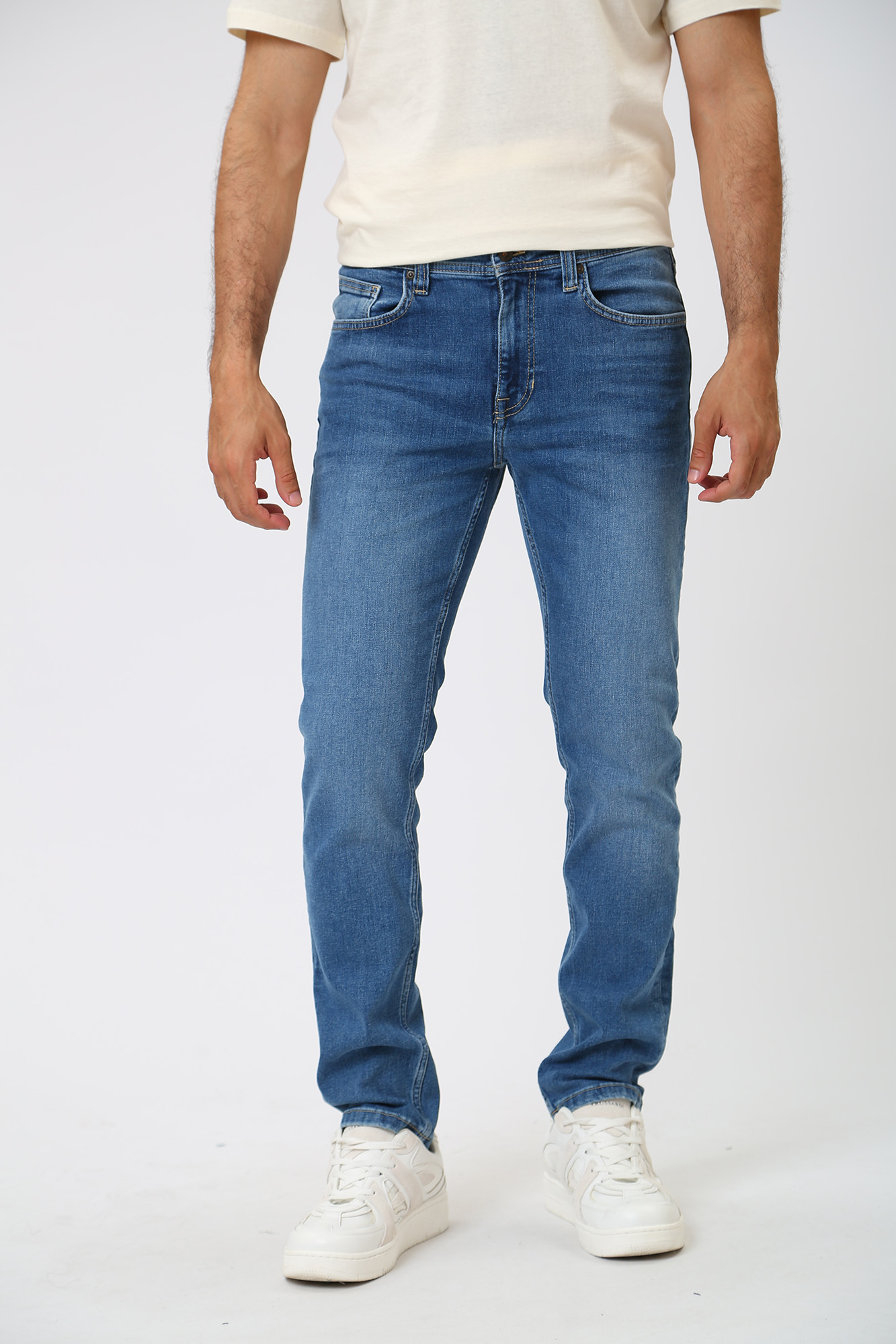 1013320-5000 Брюки джинсовые Mustang Синий