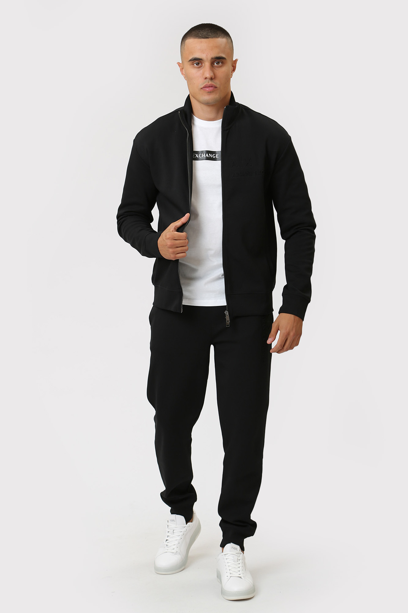 6RZPAA_ZJMAZ Брюки спортивные Armani Exchange Черный