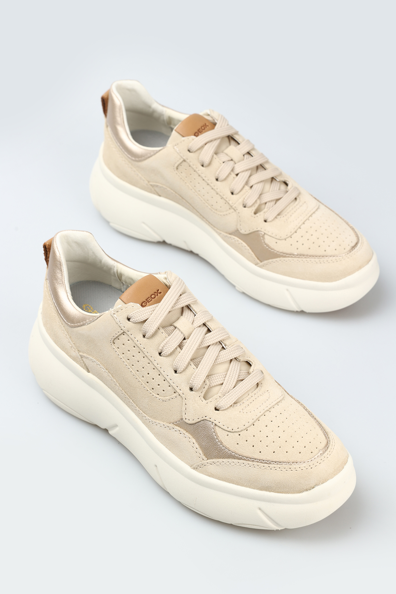 D45NHB022NFC Кроссовки Geox Бежевый