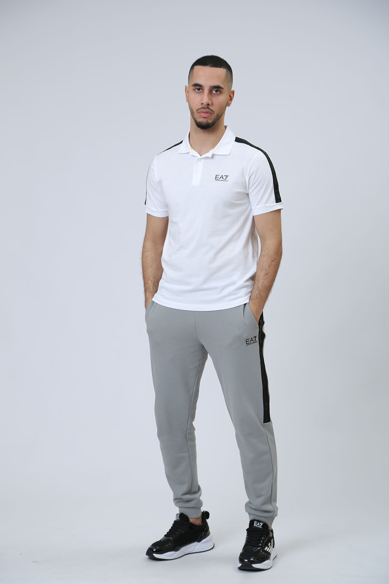 3DPF23_PJ02Z Поло EA7 Белый