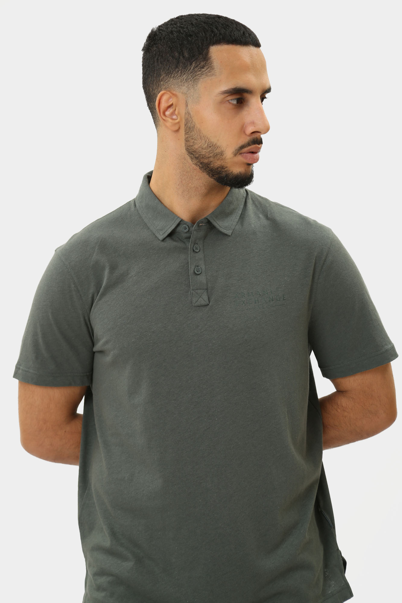 3DZFJP_ZJ9EZ Поло Armani Exchange Зеленый