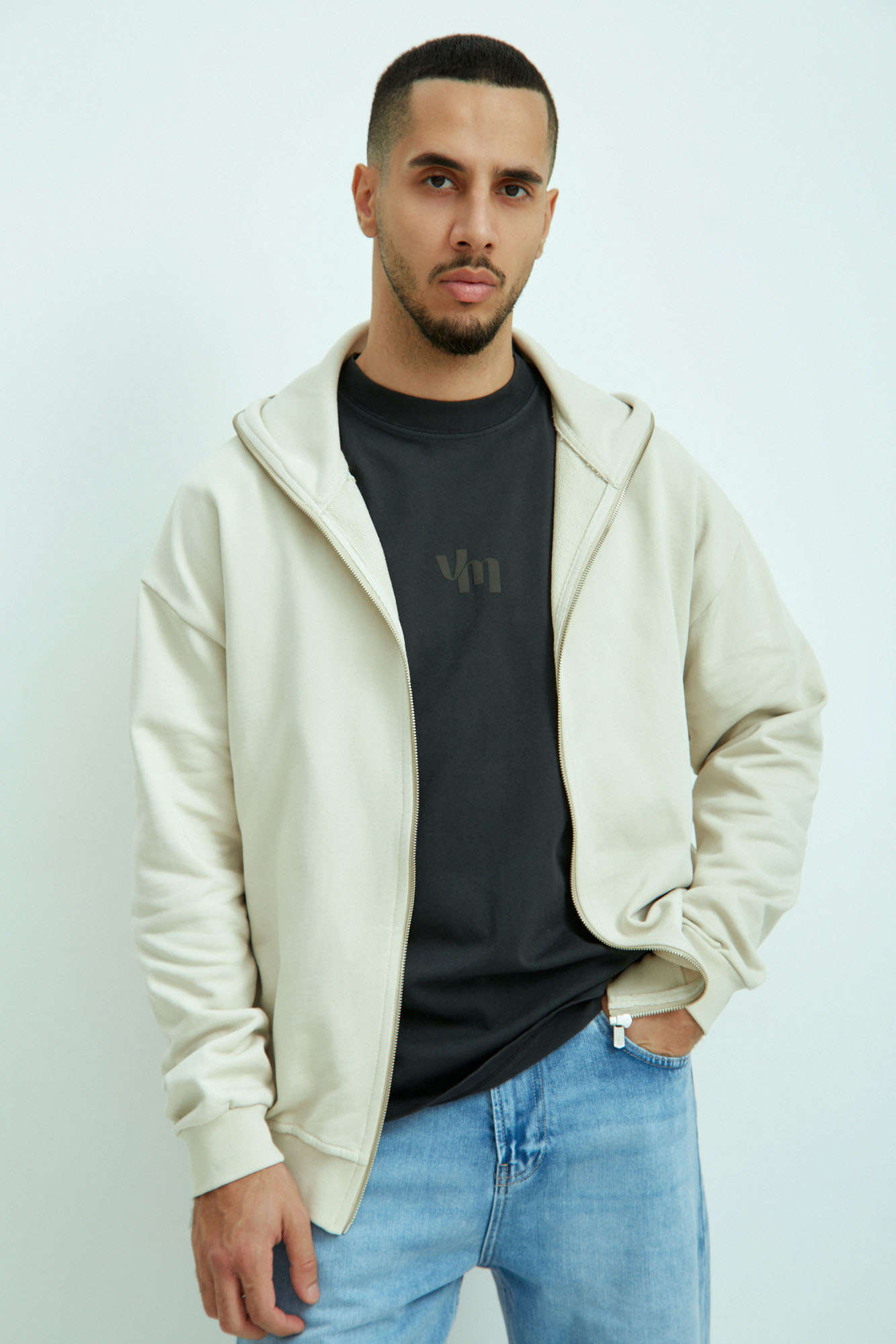 VM-ERK-20-040 Толстовка с капюшоном Van Mich Бежевый