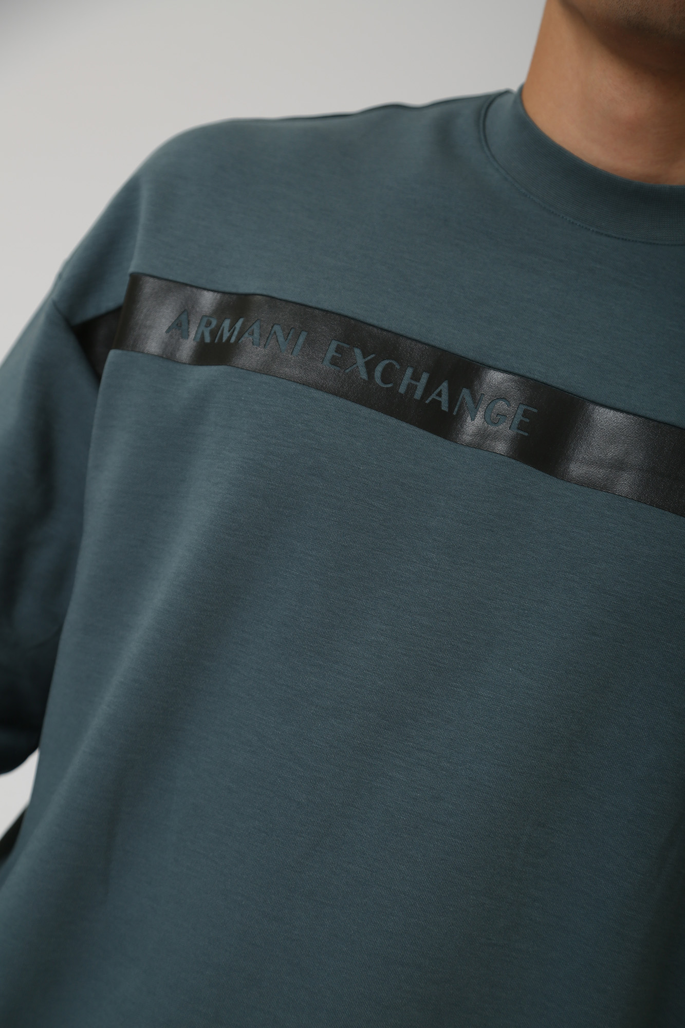 6RZMCA_ZJ9QZ Свитшот Armani Exchange Зеленый