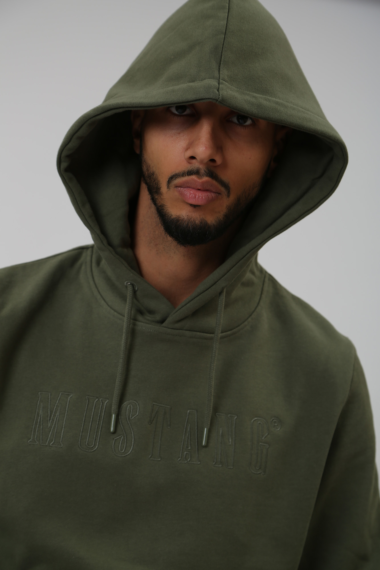 1014167 Худи Mustang Хаки