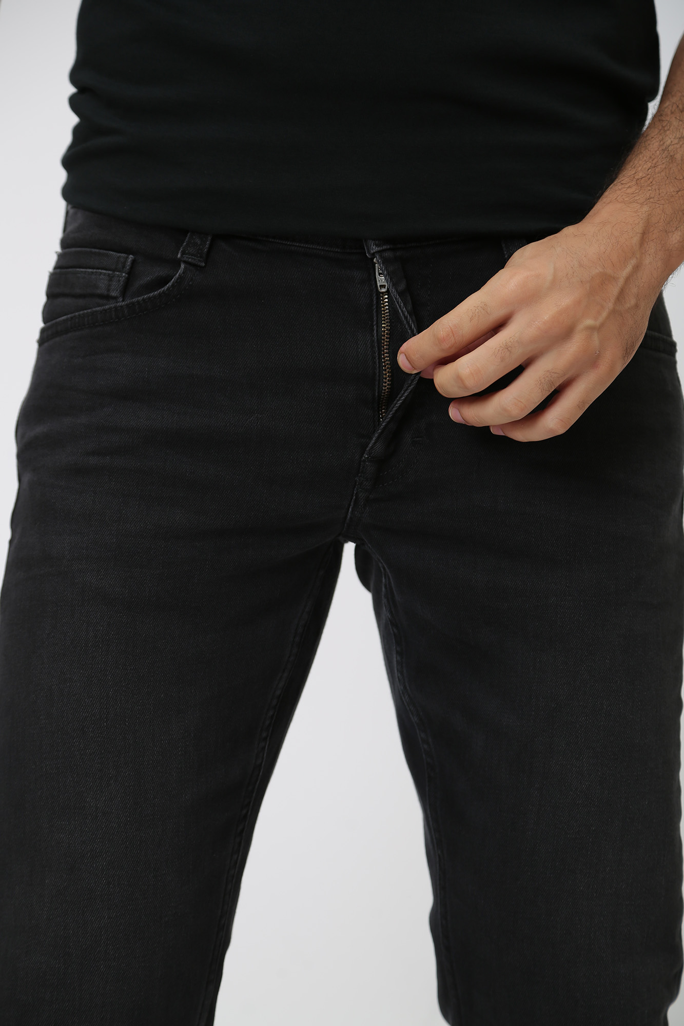 1014256-4000 Брюки джинсовые Mustang Черный