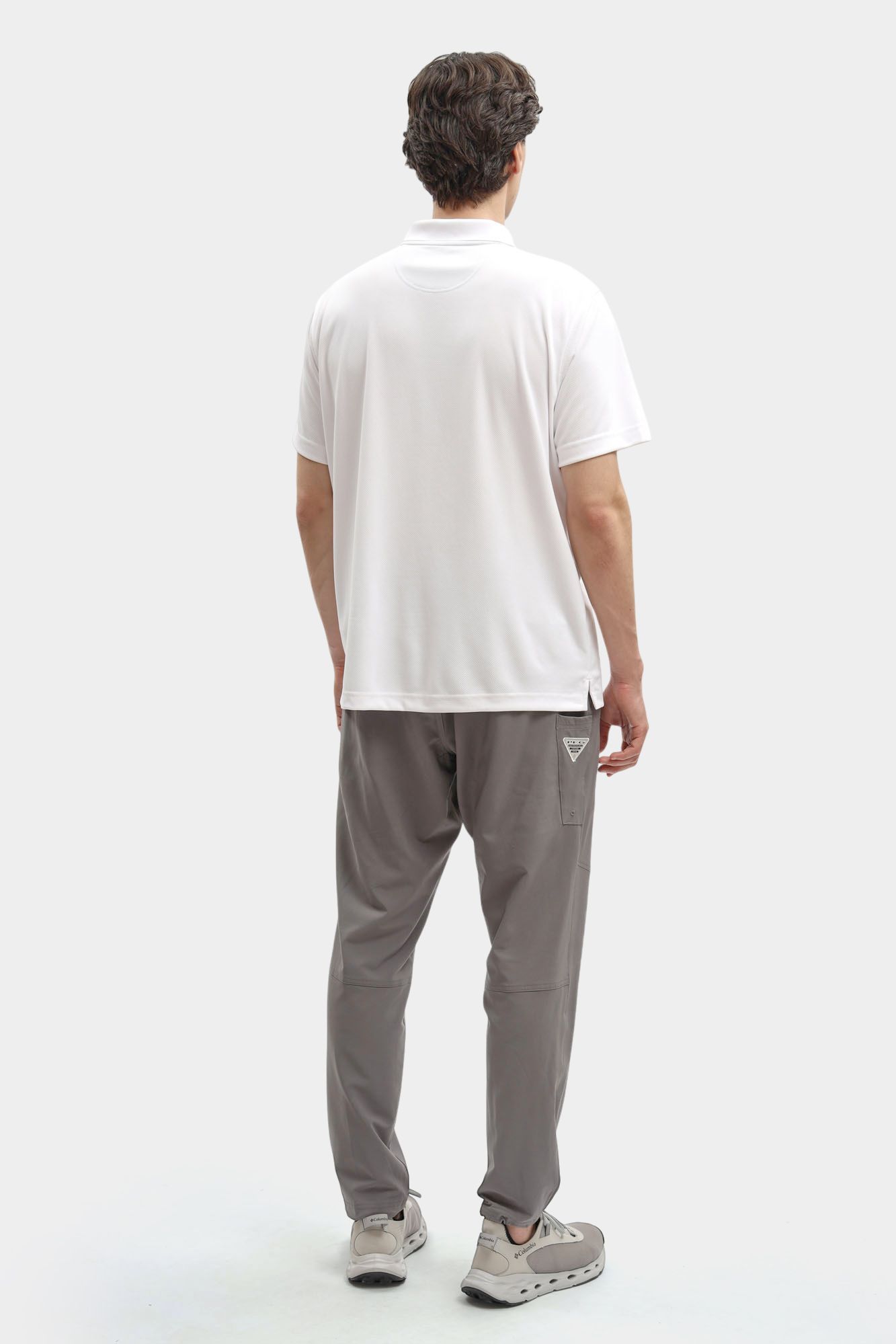 Поло Columbia Белый