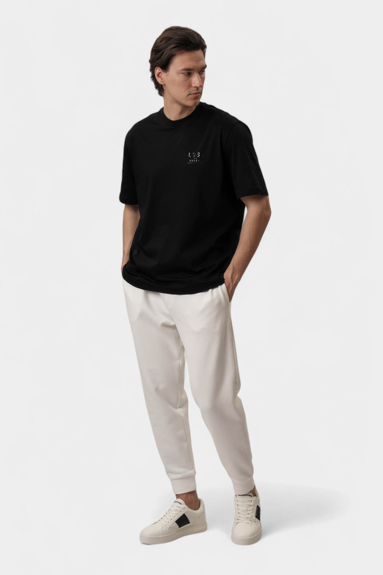 XM000575_AF10364 Футболка Armani Exchange Черный