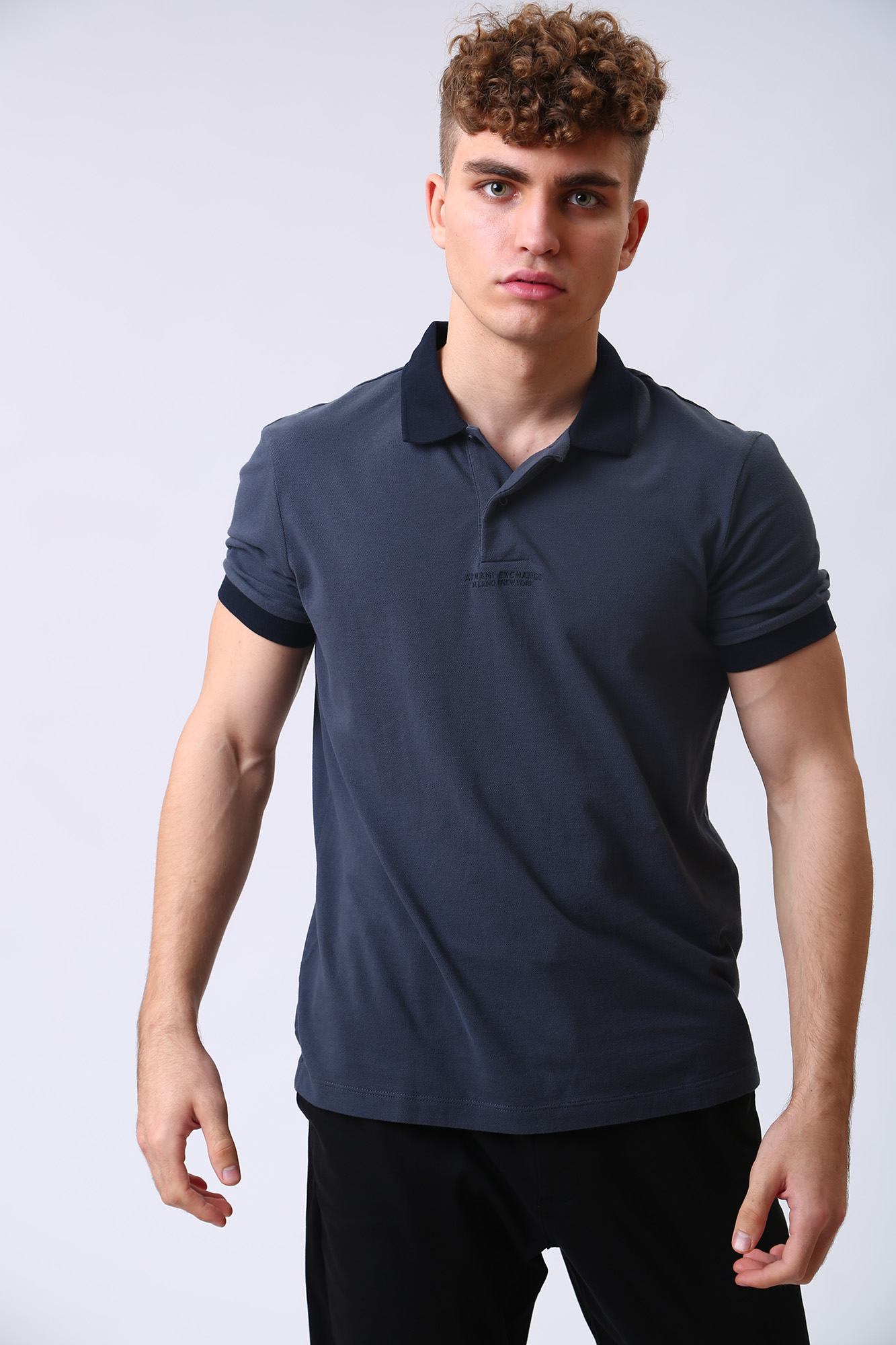 6LZFLC_ZJNEZ Поло Armani Exchange Синий