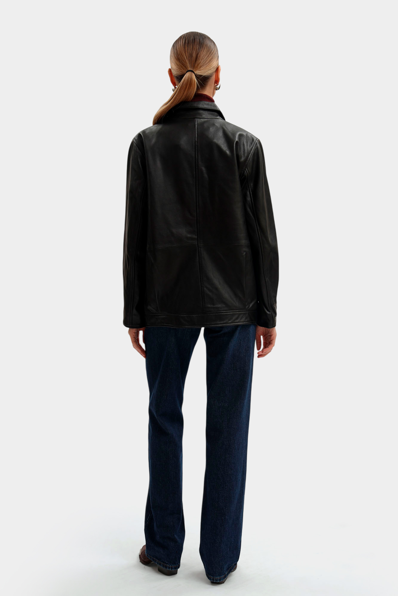 PL4024403 куртка кожаная pepe jeans 