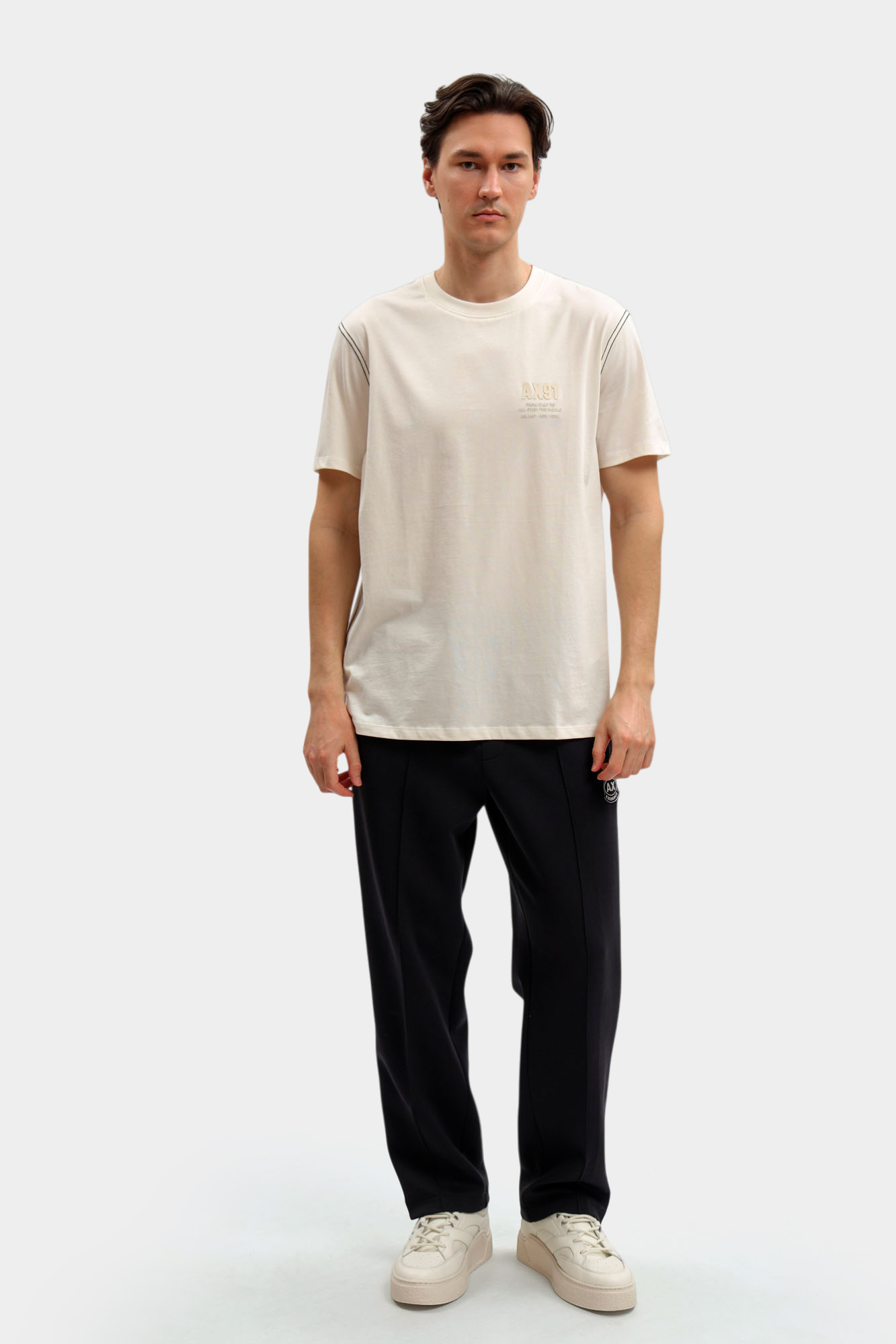 XM002474_AF10358 Футболка Armani Exchange Бежевый