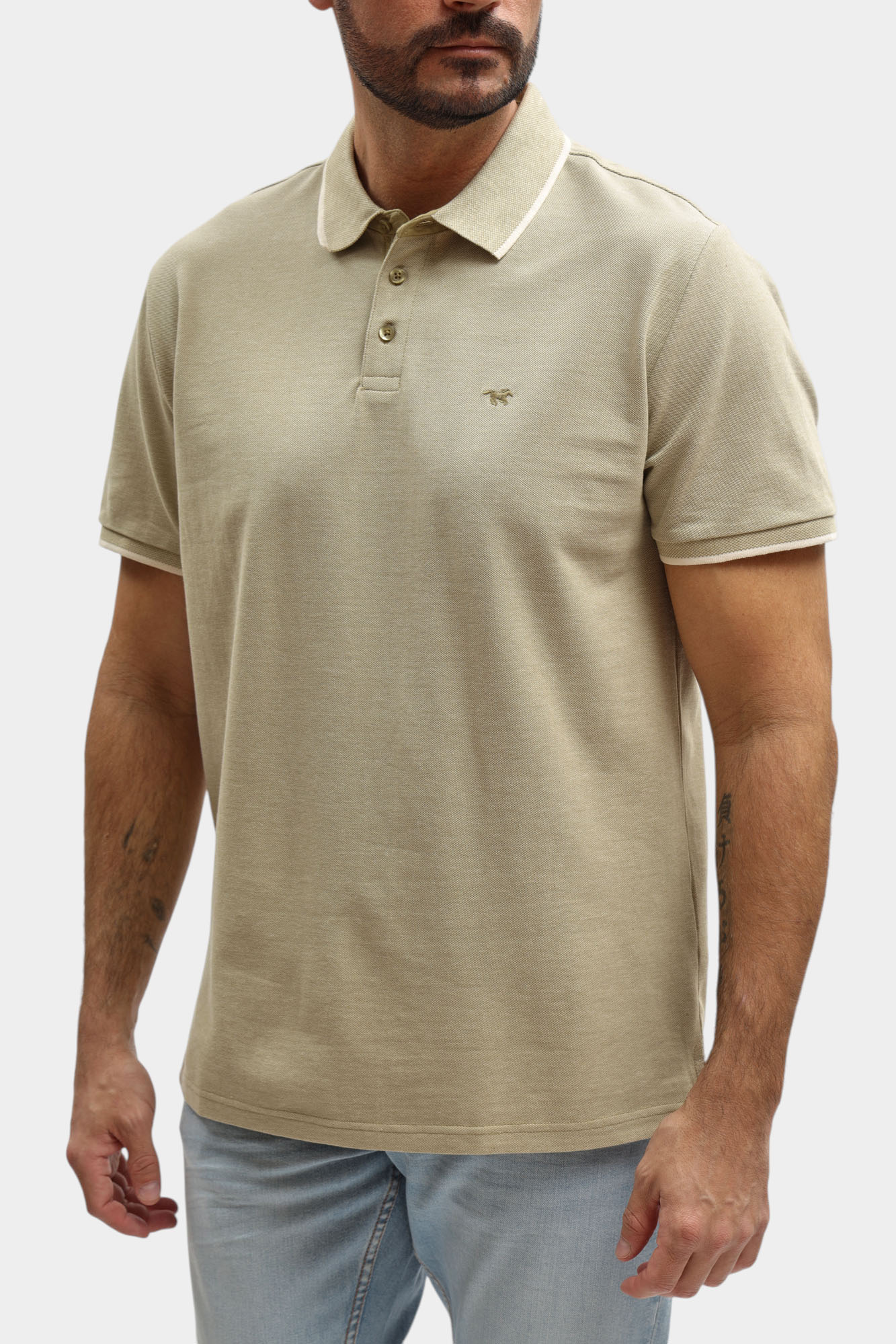 1017411 Поло Mustang Зеленый