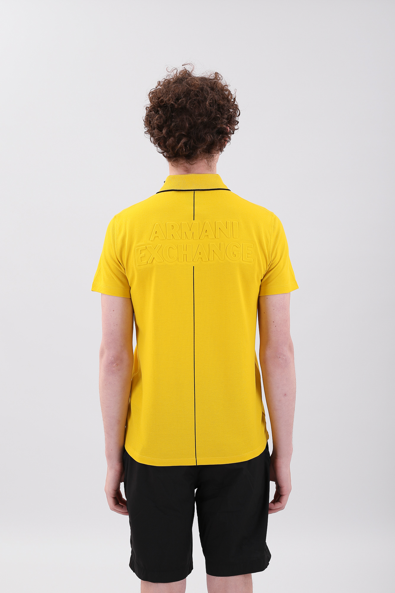 Поло Armani Exchange 3LZFAV_ZJ3YZ_1683_ACID YELLOW купить в интернет ...