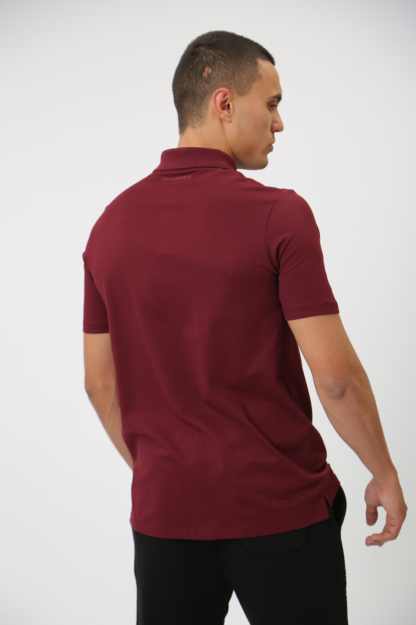 534232_745028 Поло Karl Lagerfeld Бордовый