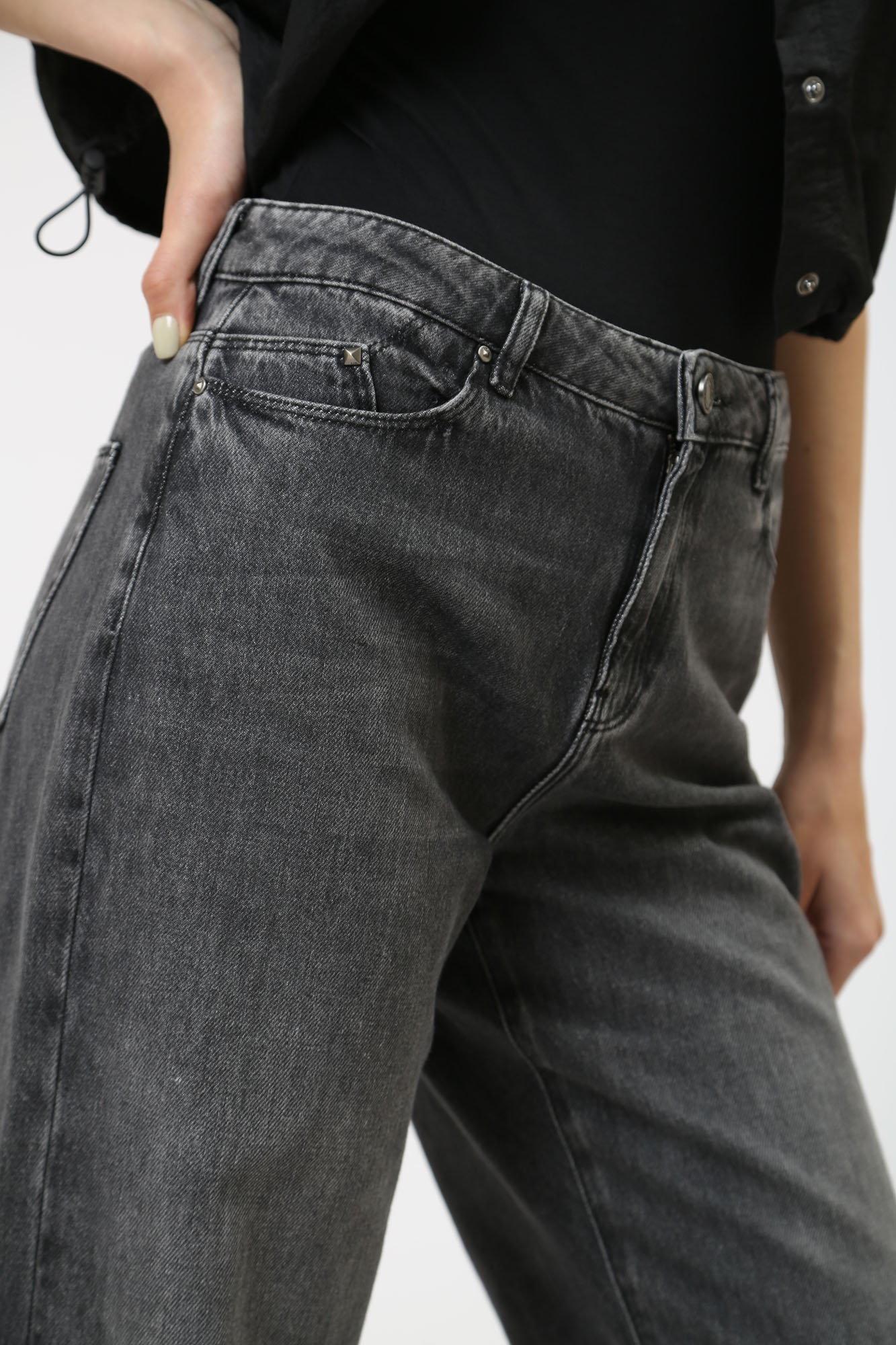 240W1104 брюки джинсовые karl lagerfeld 