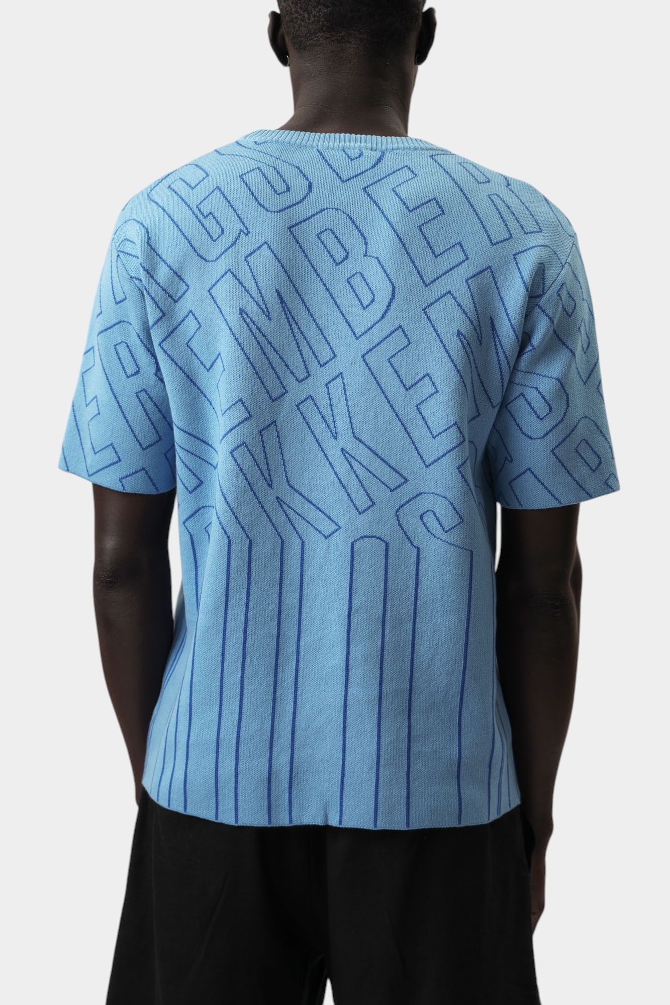 BMM0880 Футболка трикотажная Bikkembergs Голубой