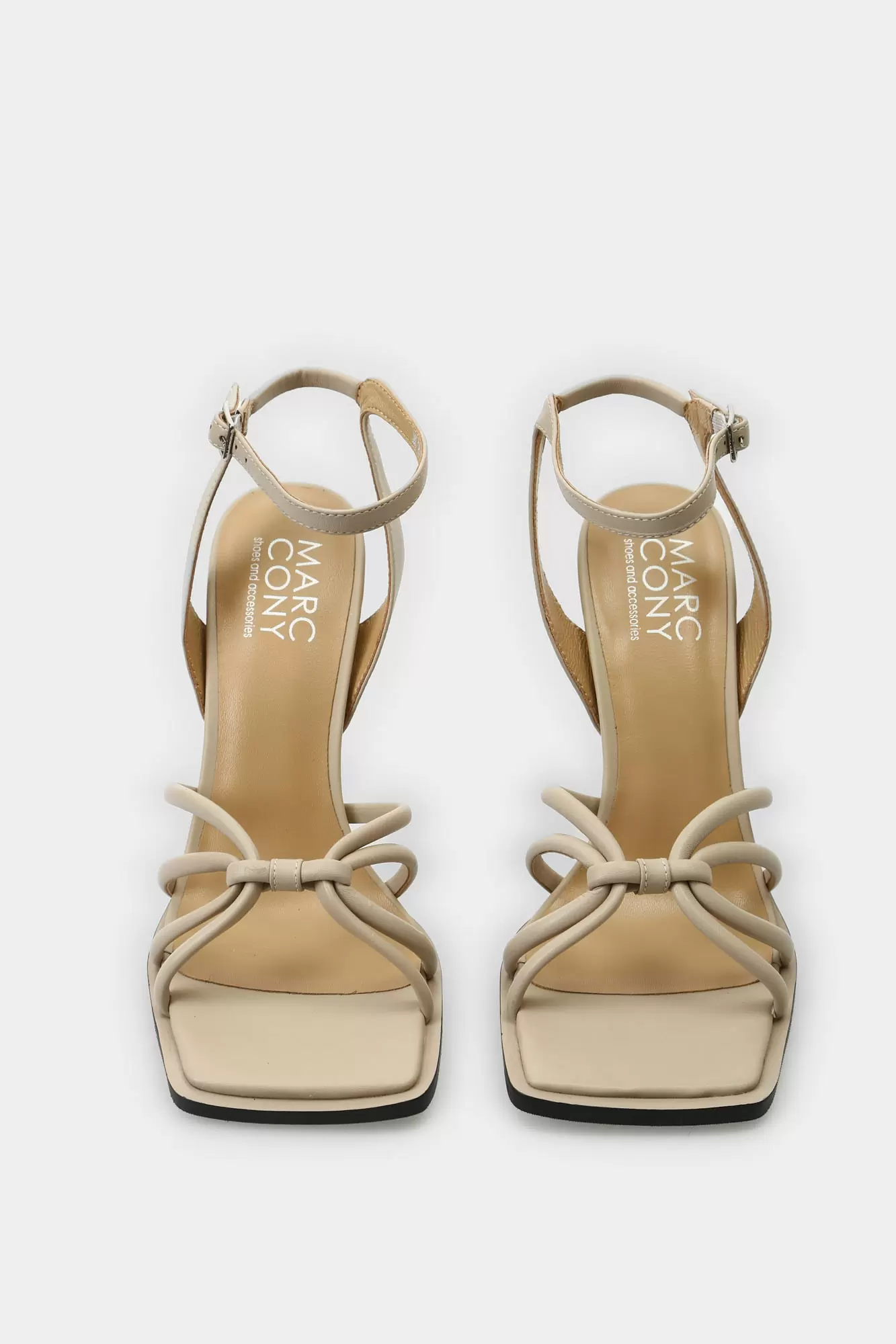 MC16197 Босоножки на каблуке Marc Cony Бежевый