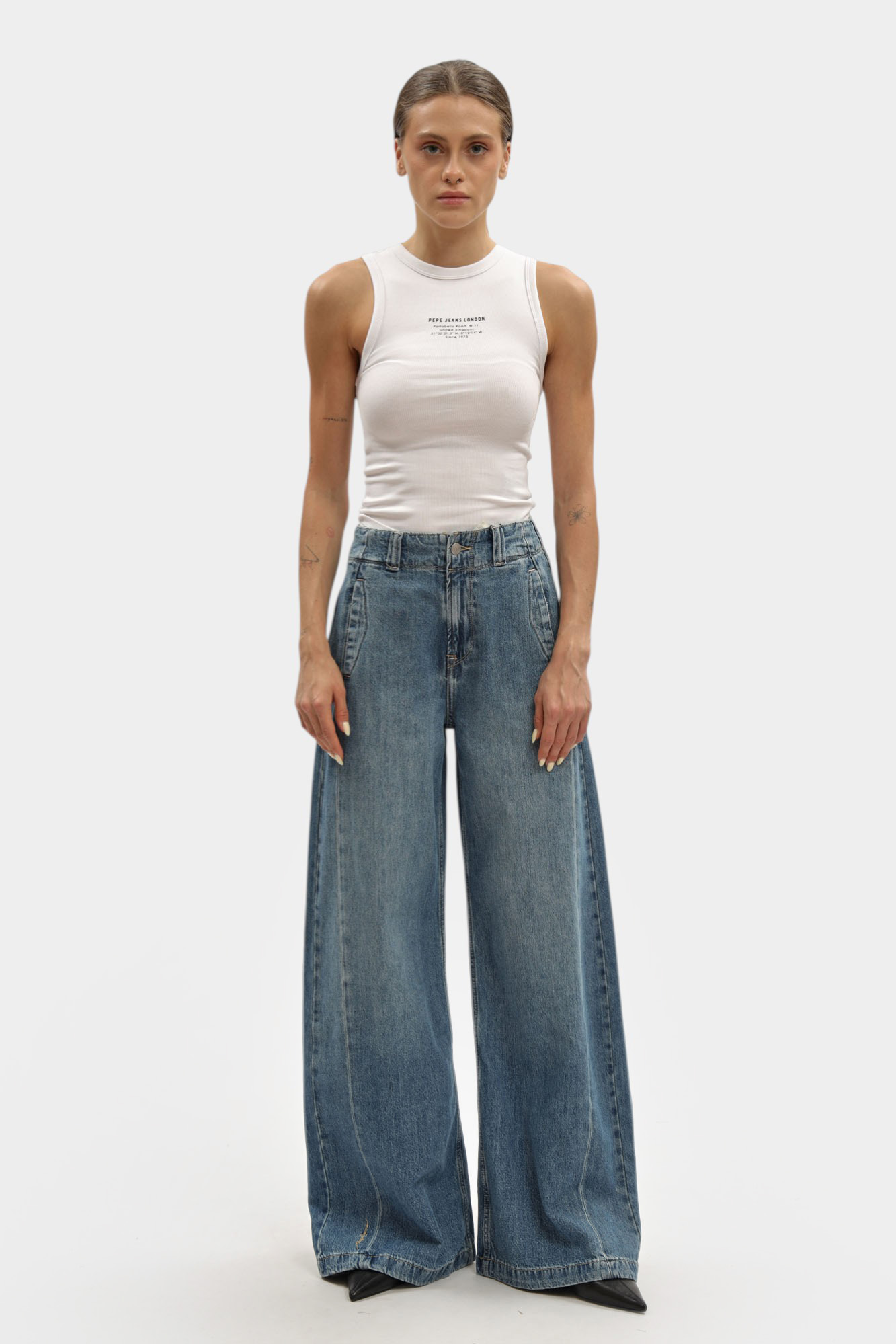 PL205083 брюки джинсовые pepe jeans 