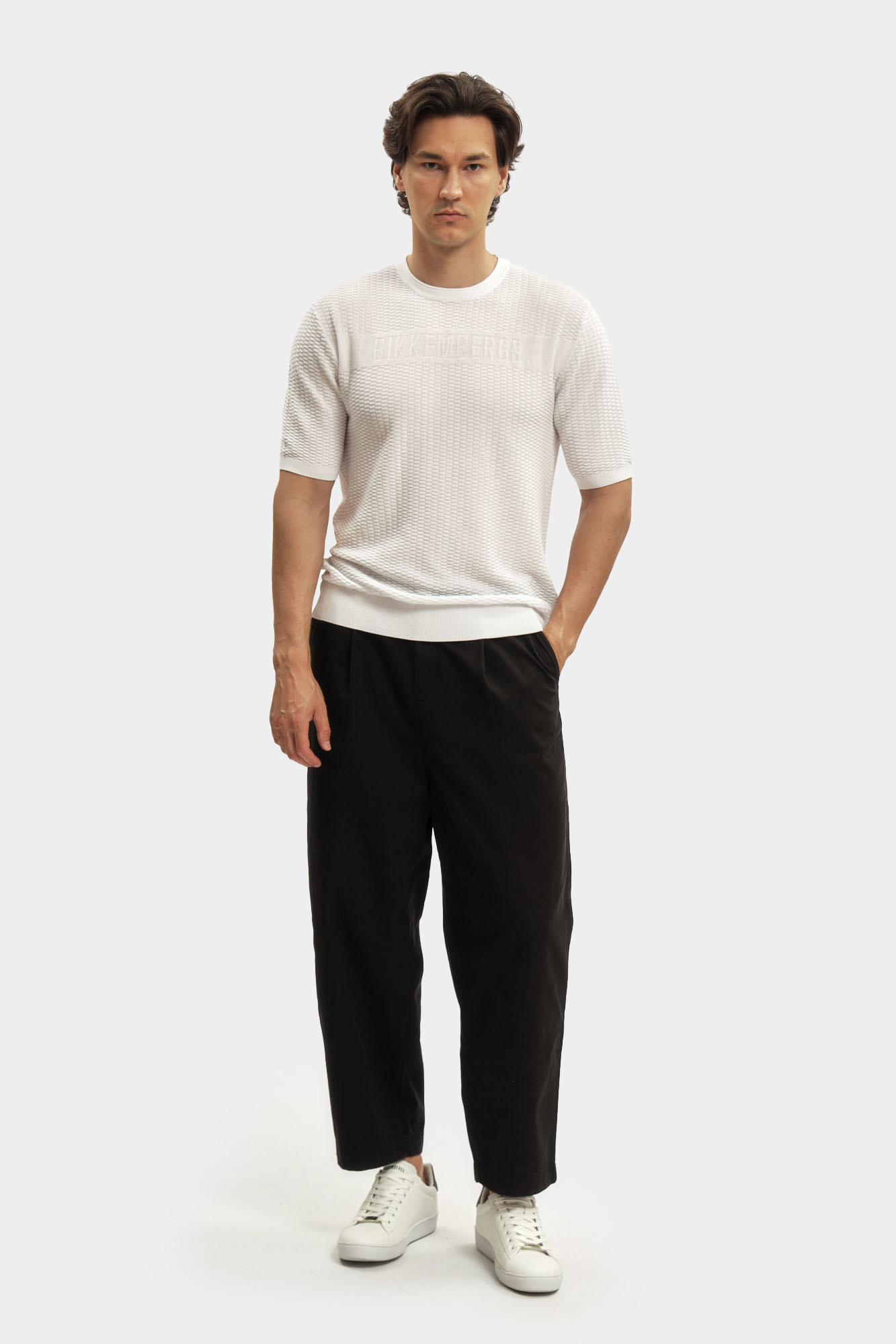 BMM0922 Футболка трикотажная Bikkembergs Белый