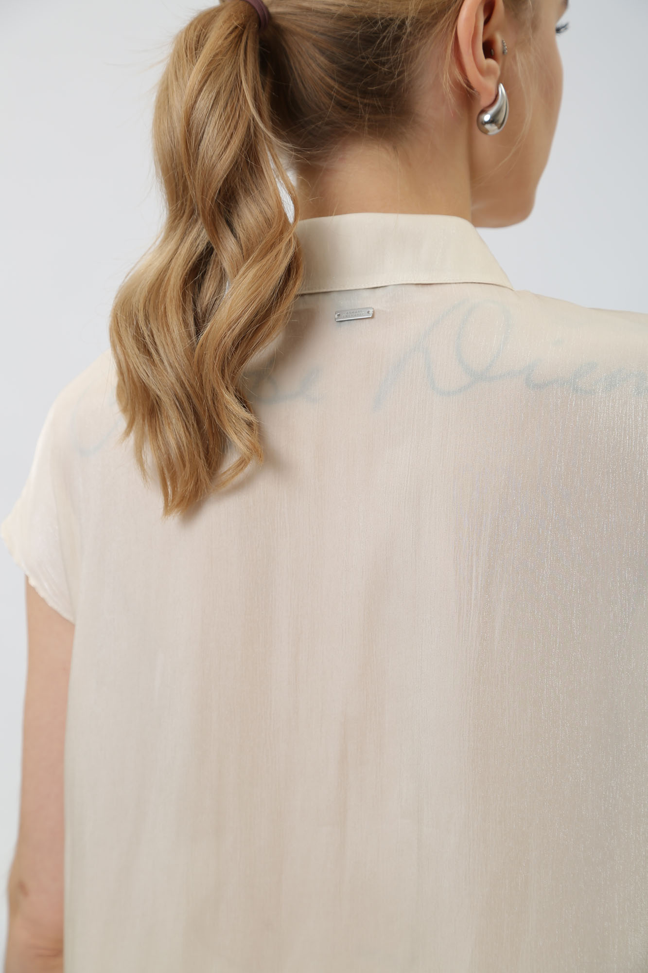 3DYC19_YNUUZ блузка armani exchange