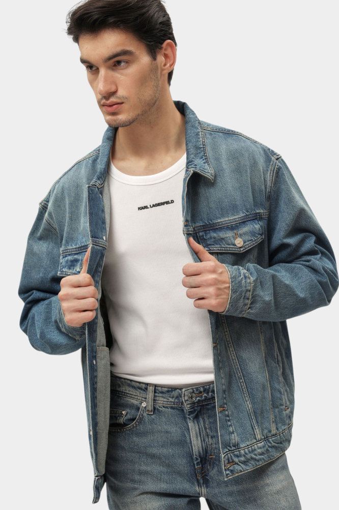 Толстовка Van Mich Хлопок Синий