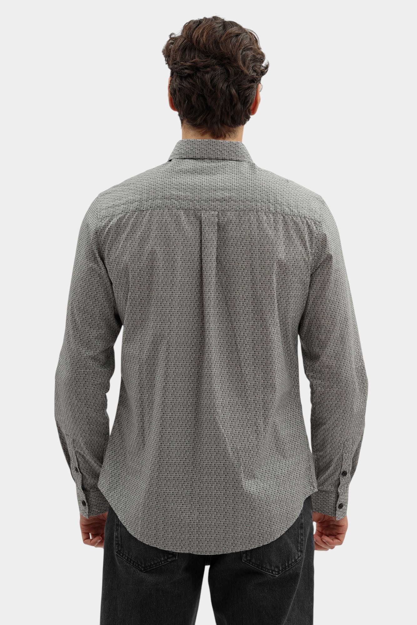 BMS1038 Рубашка Bikkembergs Серый