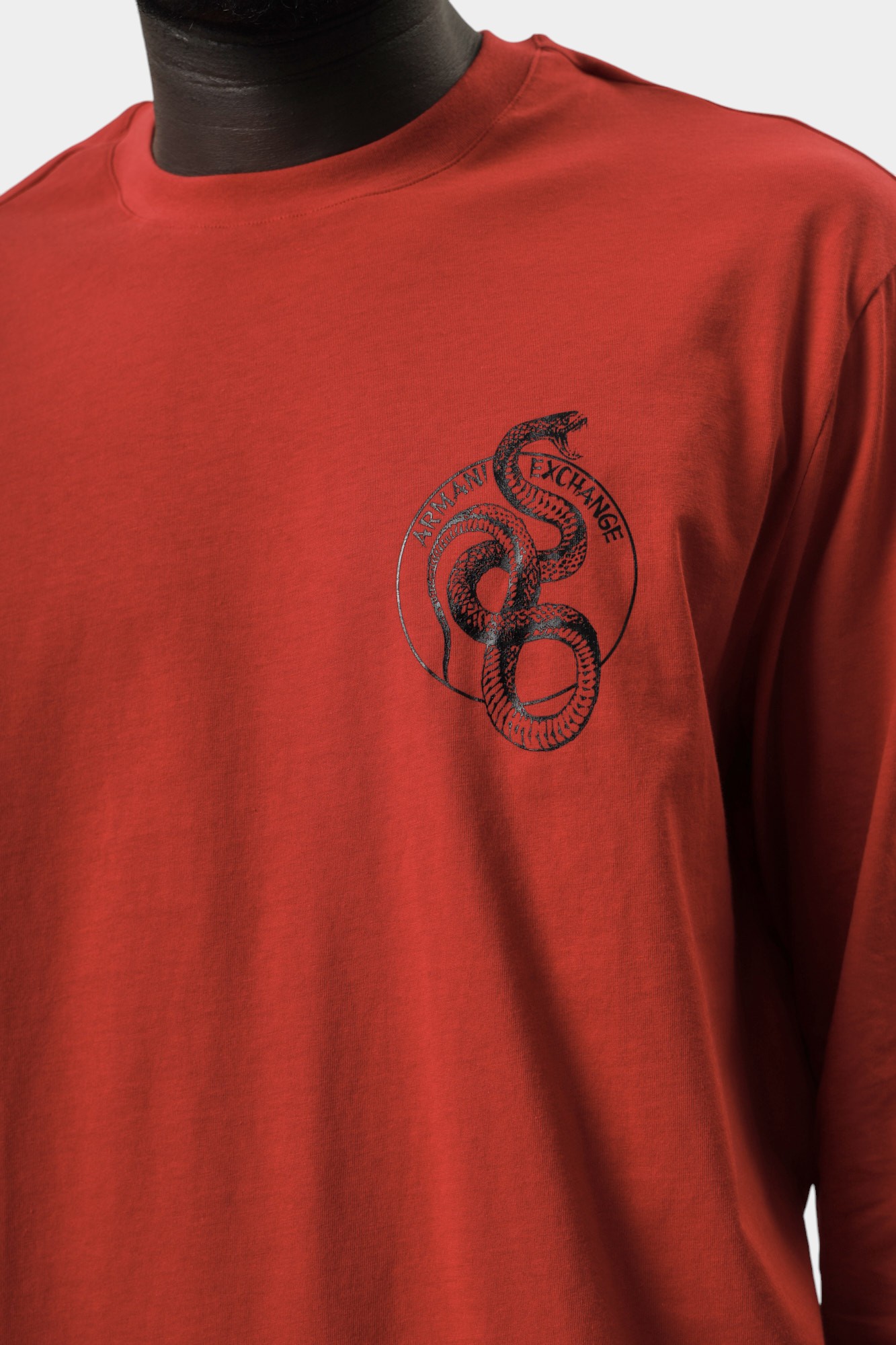 XM000214_AF10356 Лонгслив Armani Exchange Красный