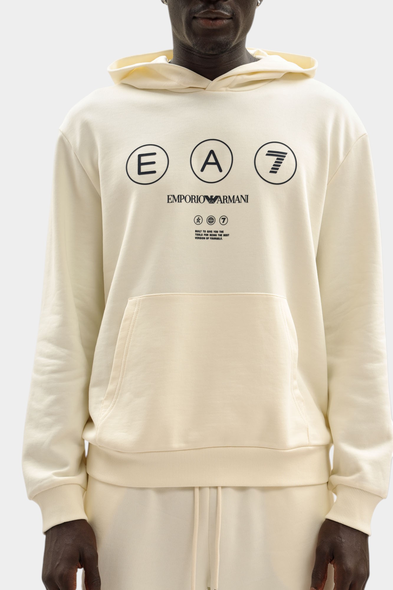7M000978_AF17787 Худи EA7 Бежевый