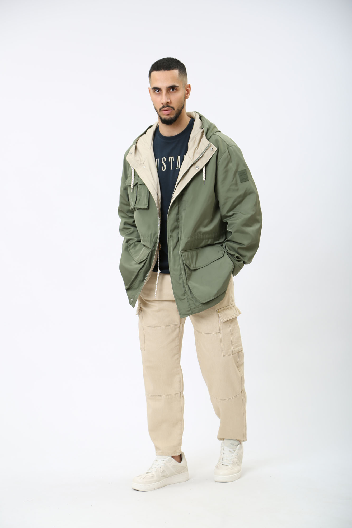 1014780 Куртка Mustang Зеленый