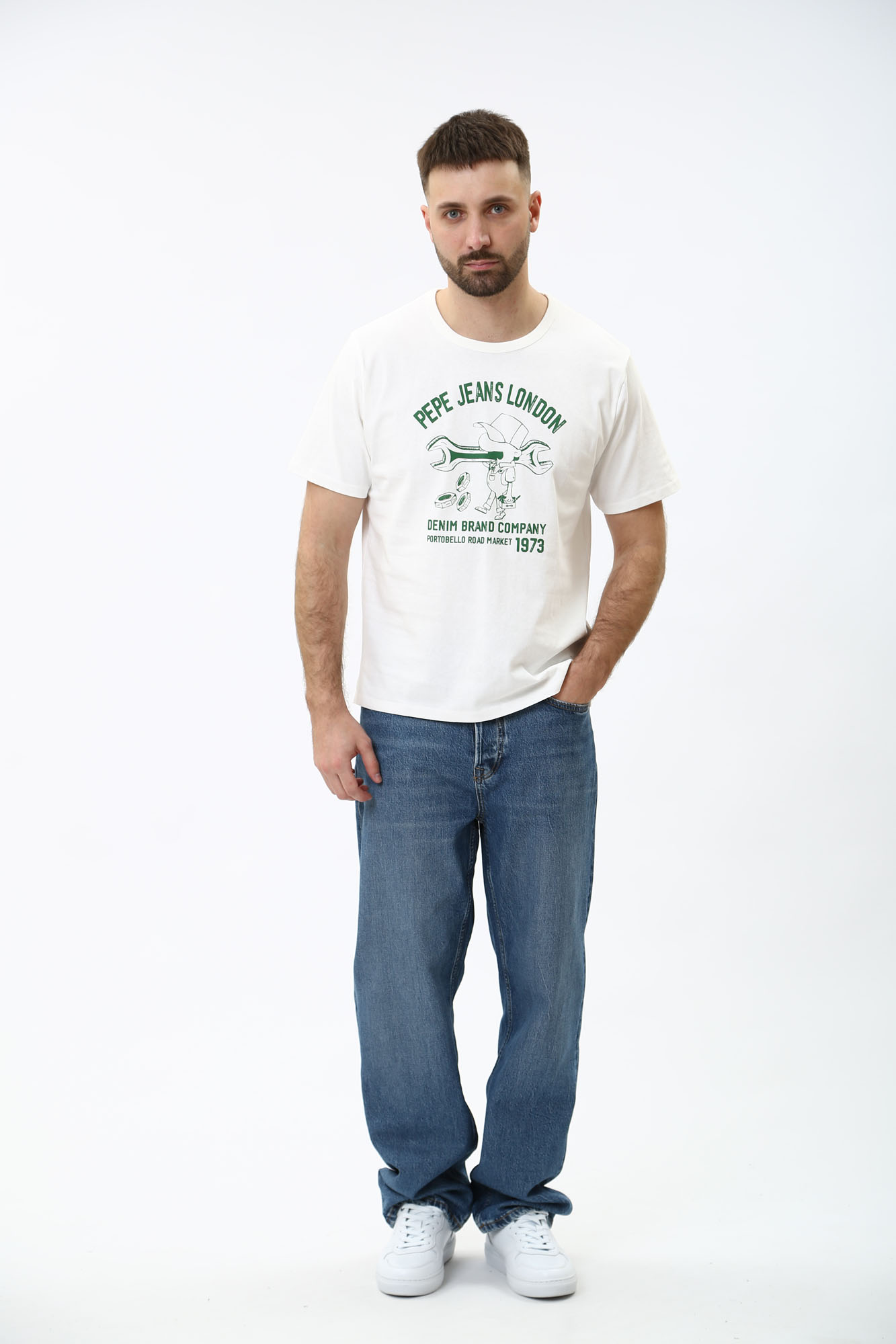 PM207402 Джинсы LOOSE STRAIGHT JEANS  Pepe Jeans Синий