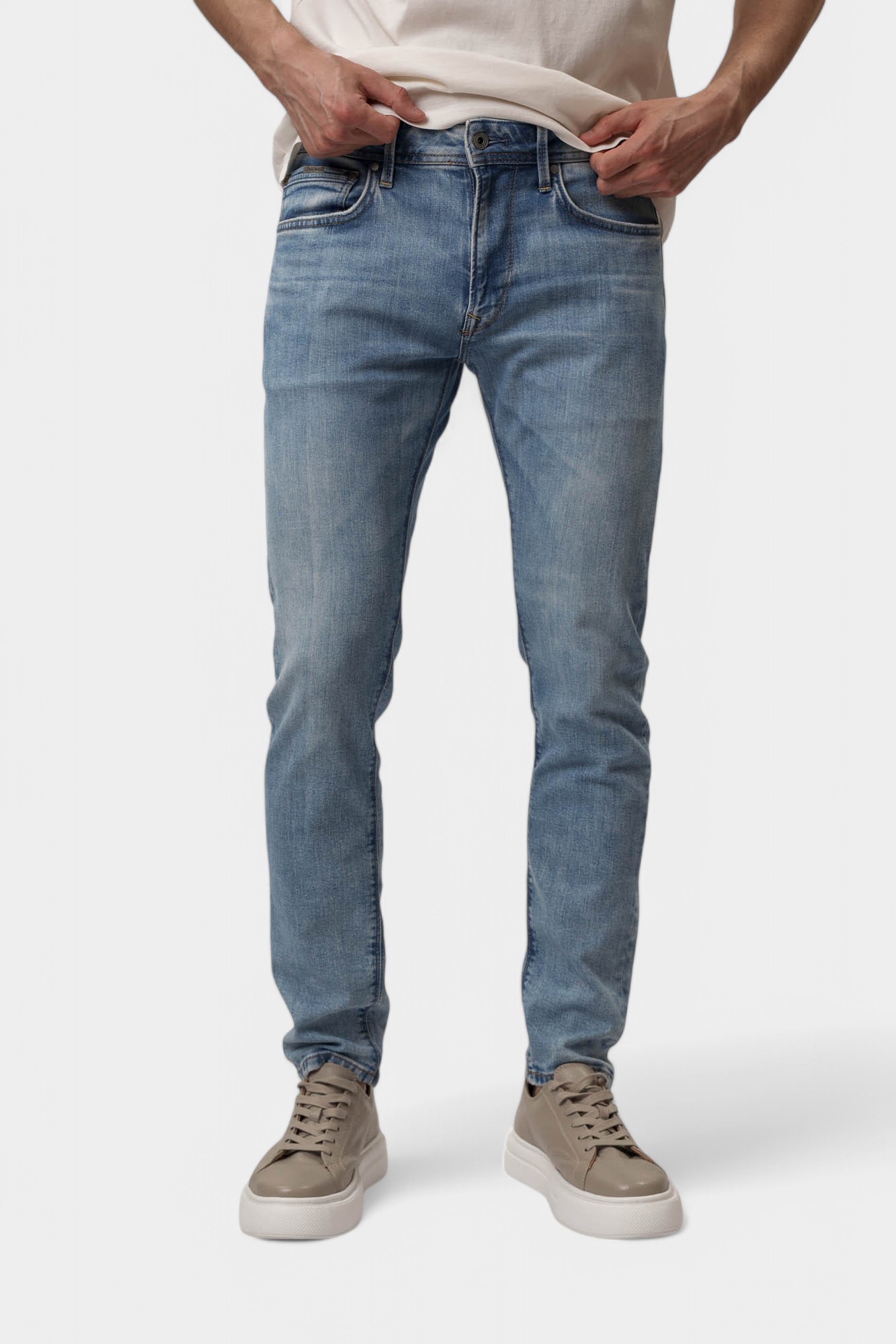 PM206326VX5 Брюки джинсовые Pepe Jeans Голубой