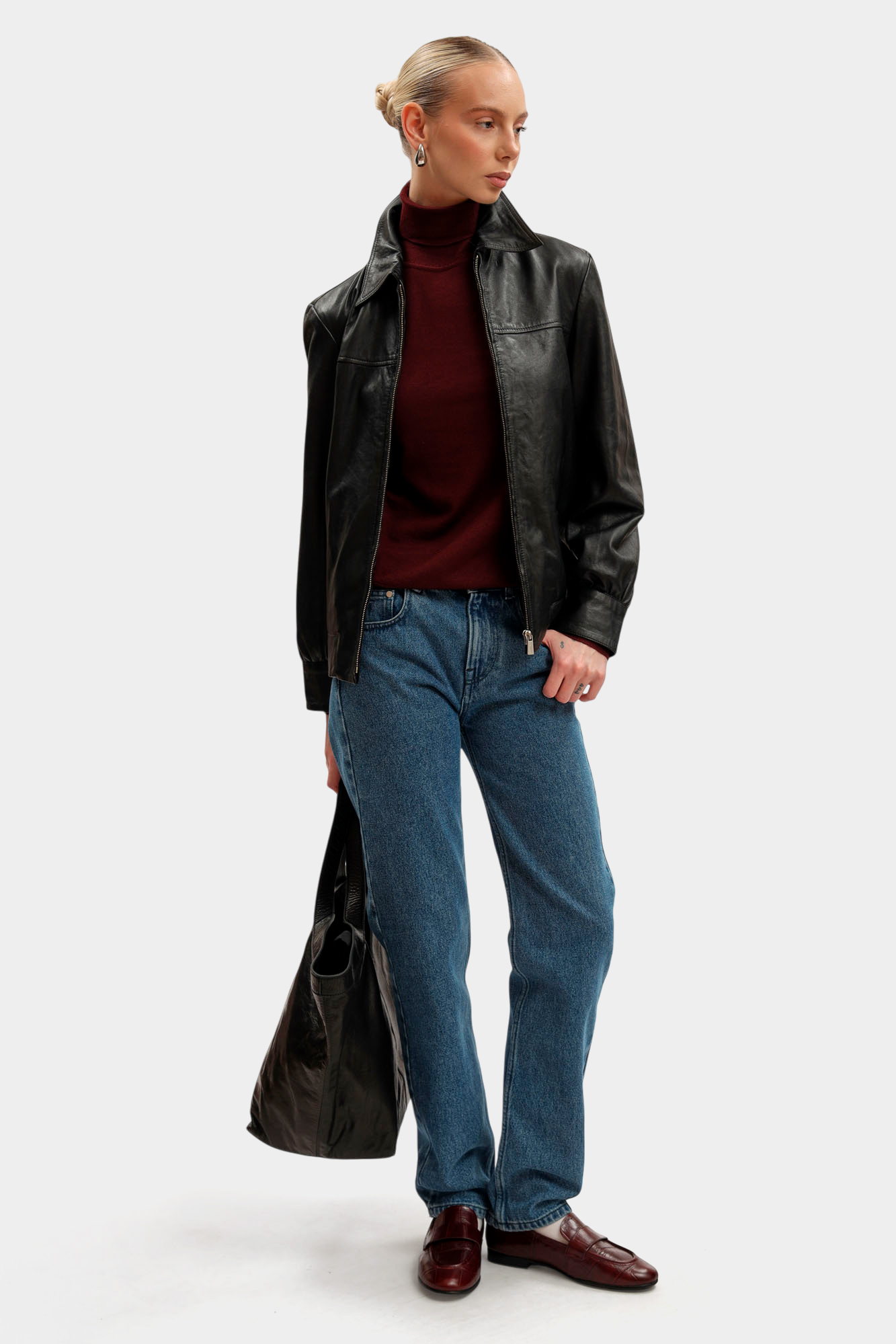 R357A000711N-WL902L03-04DP куртка кожаная trussardi 