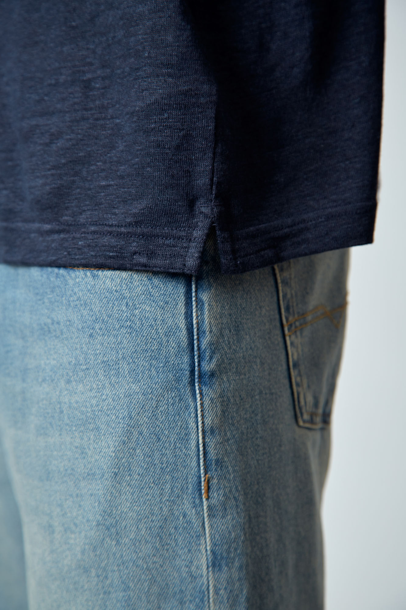 VM-OMA-55-383 Поло с длинным рукавом Van Mich Синий