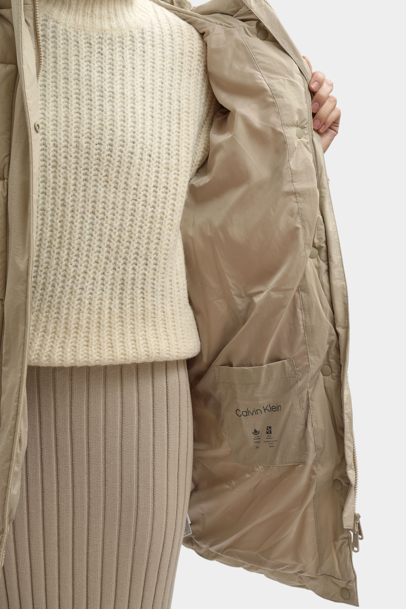 LV047D508G пальто пуховое calvin klein jeans 