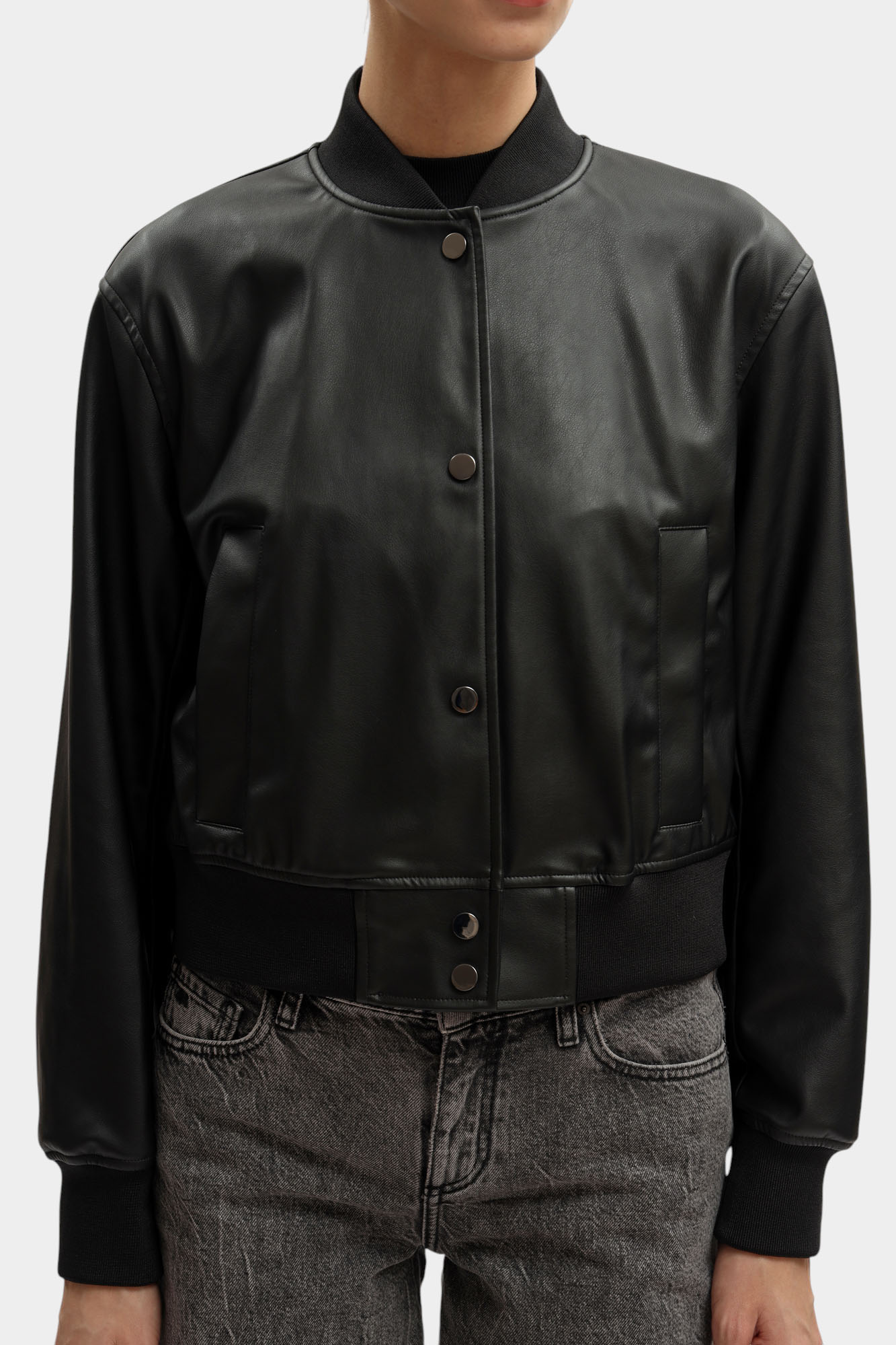 XW001432_AF16618 куртка кожаная armani exchange 