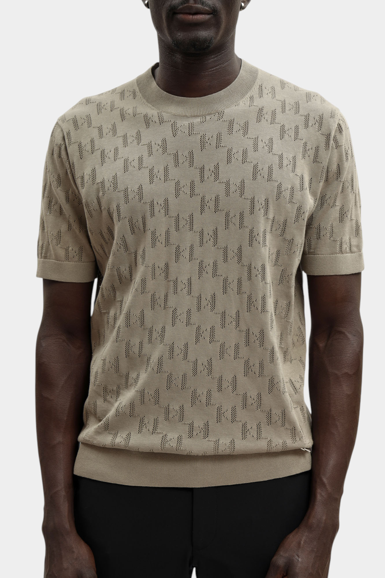 562301_655004 Футболка Karl Lagerfeld Бежевый